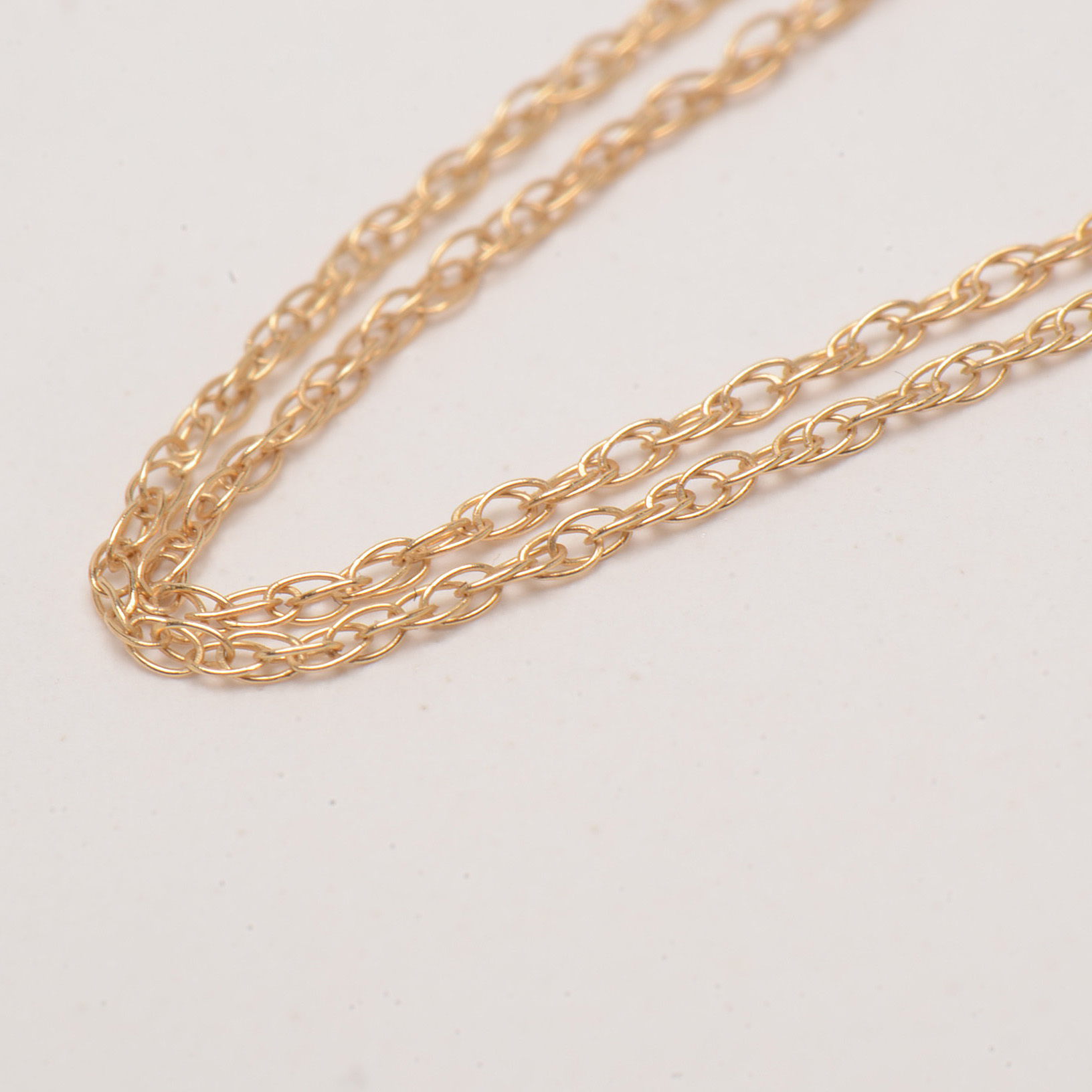 10K Yellow Gold Tweety Bird Pendant Necklace