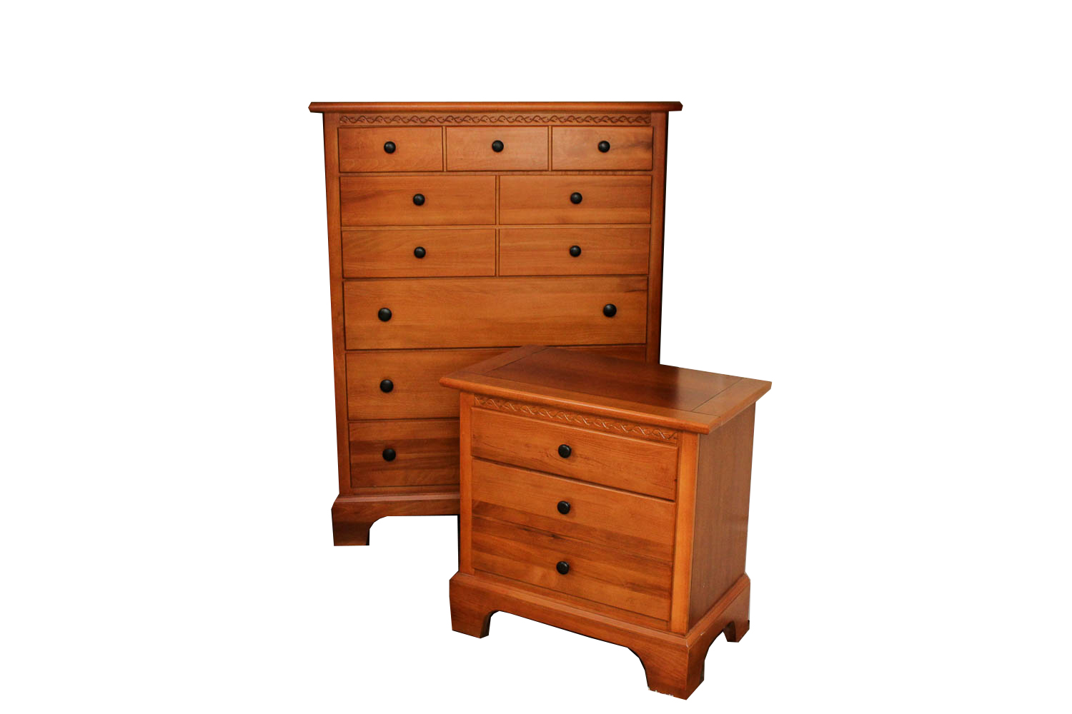 Vaughan Furniture Matching Chest of Drawers and Nightstand