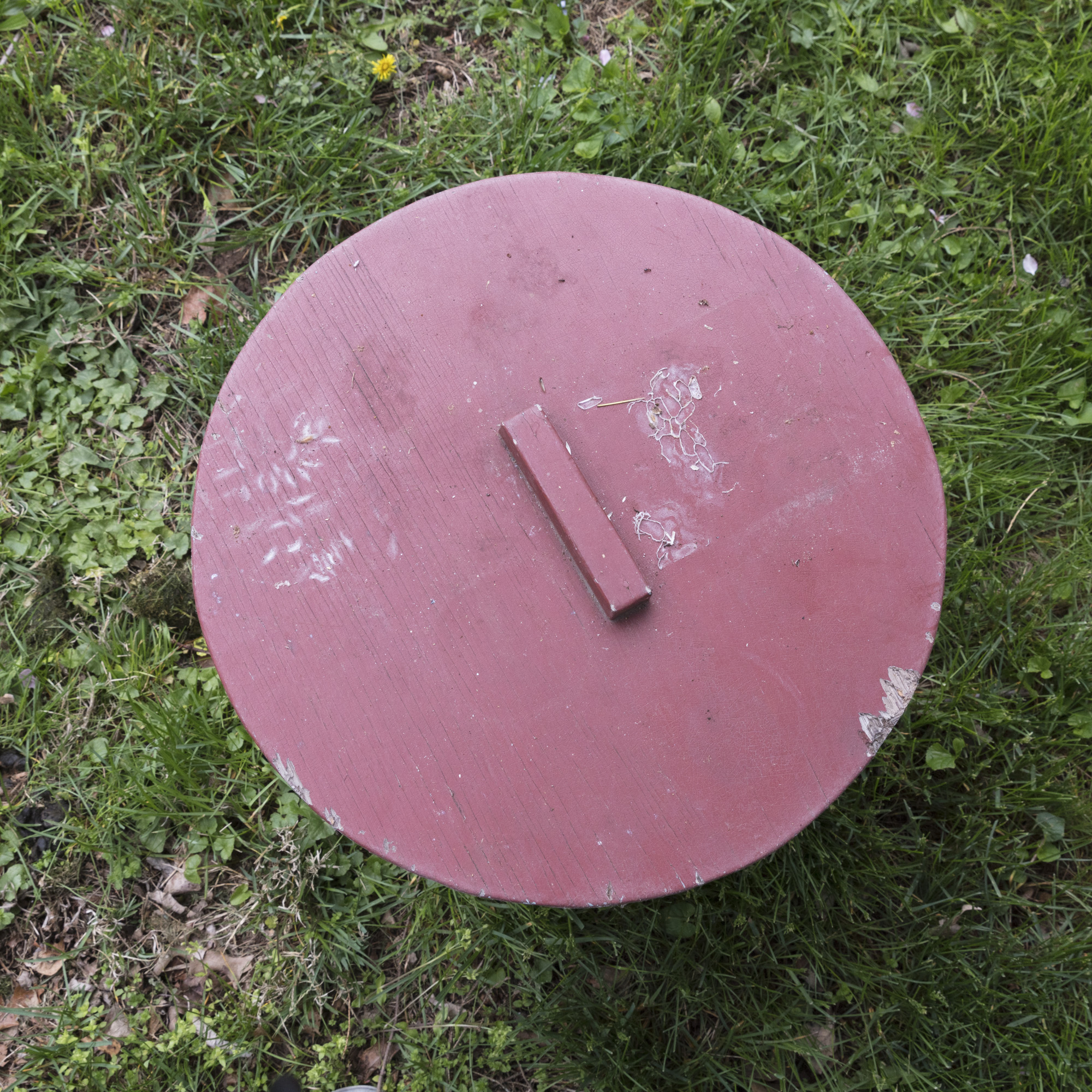 Vintage Lidded Stoneware Crock