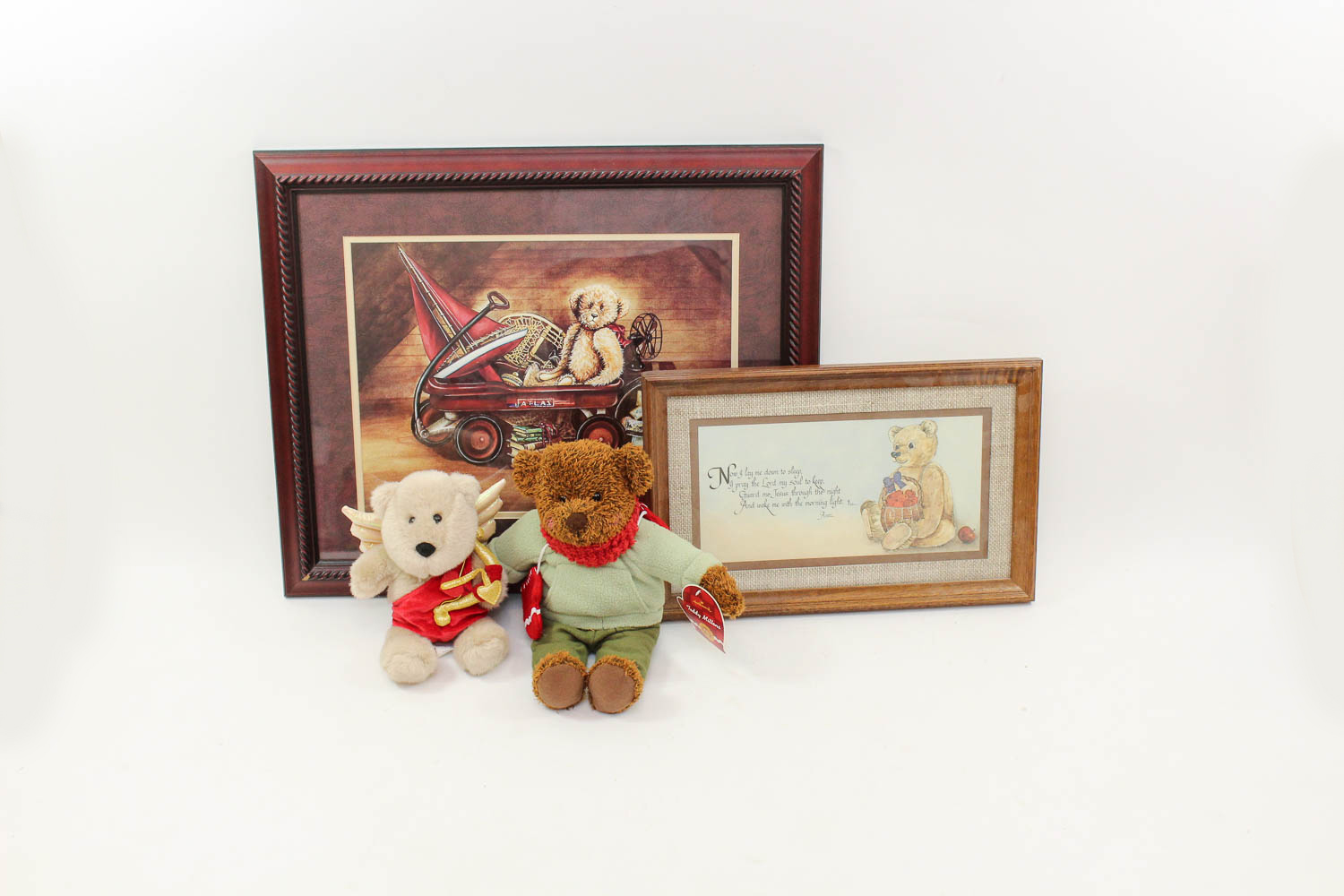 Gay Talbott Boassy Offset Lithograph and Other Teddy Bear Decor