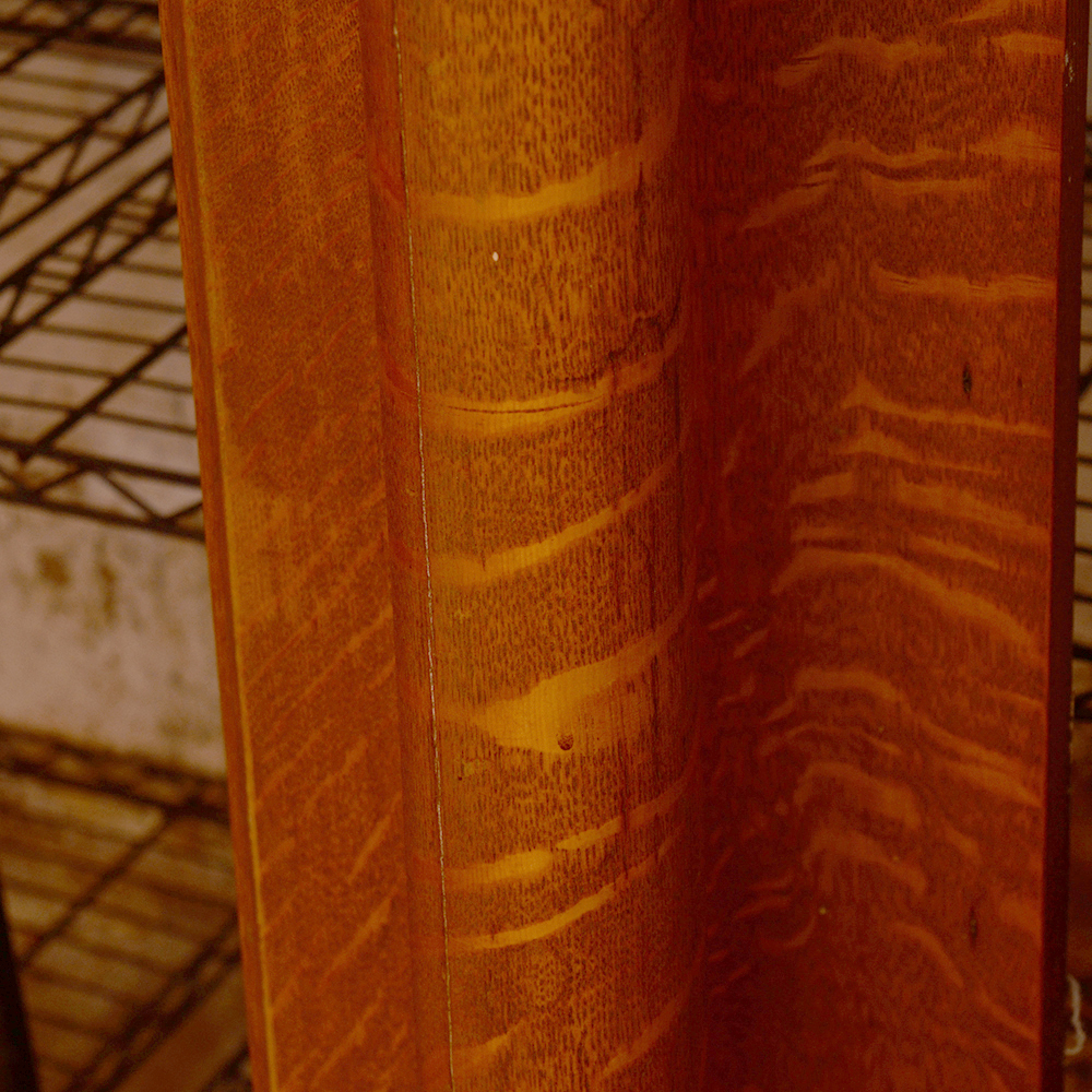 Antique Tiger Oak Mantel