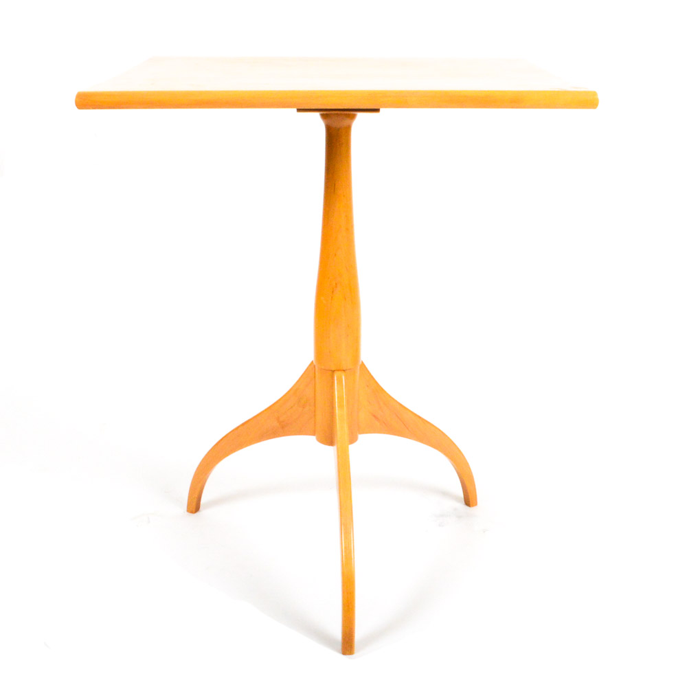 Maple Finish Shaker Candle Stand by Shaker Workshop