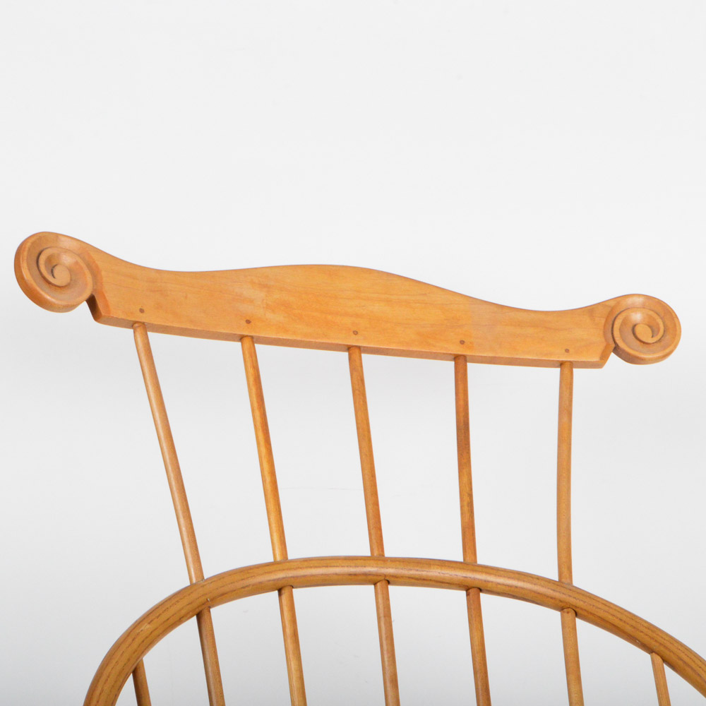 Crested Bowback Windsor Armchair