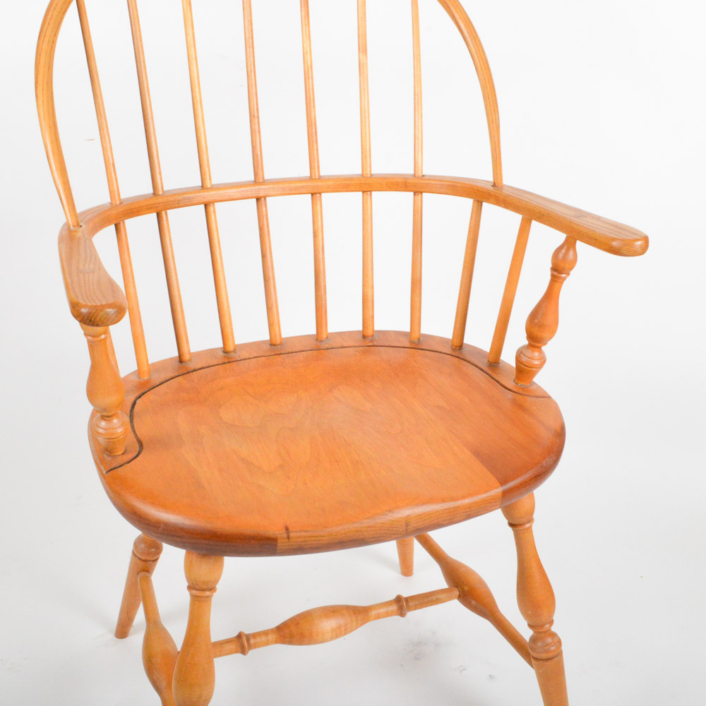 Crested Bowback Windsor Armchair