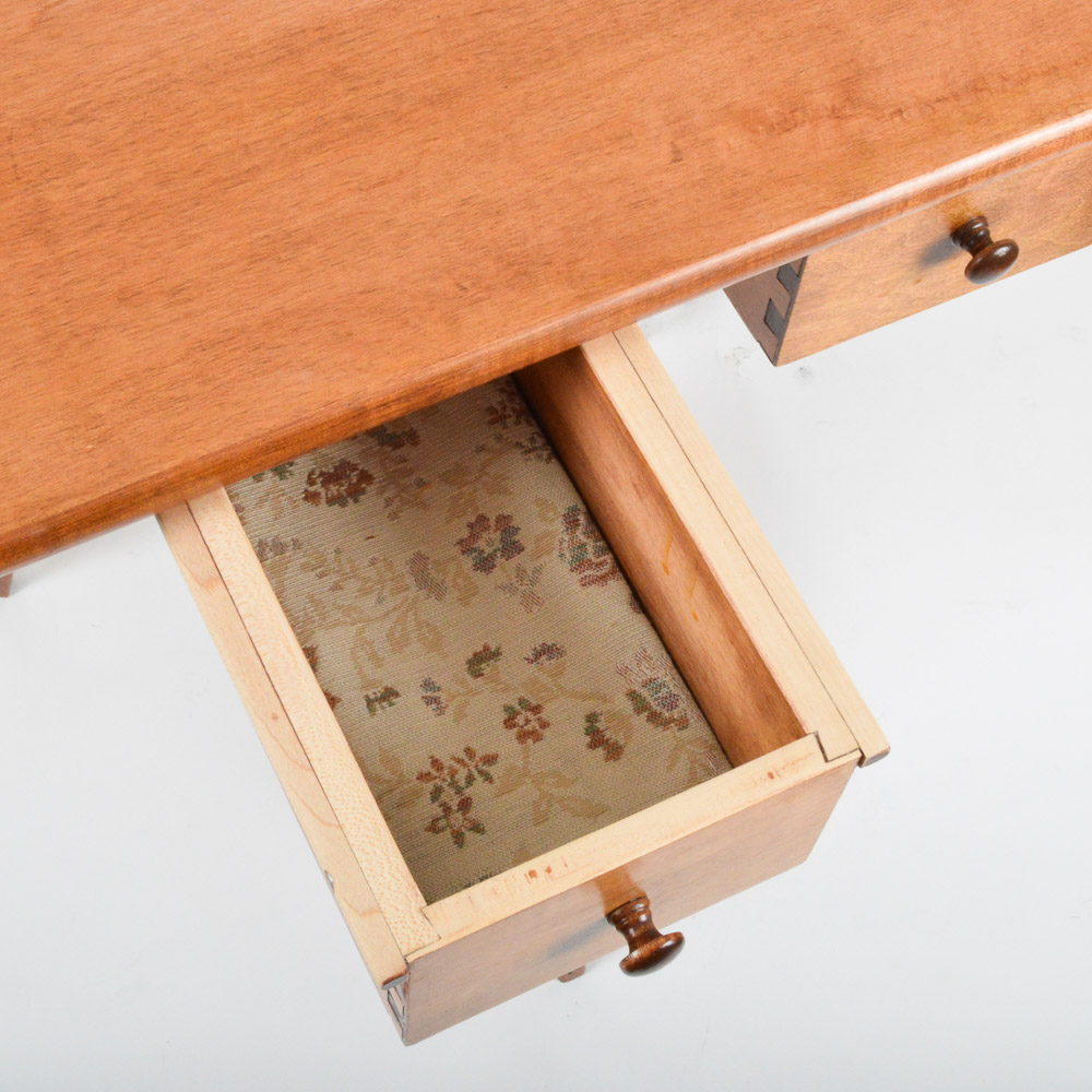 Shaker Style Two Drawer Sewing Stand by Shaker Workshop