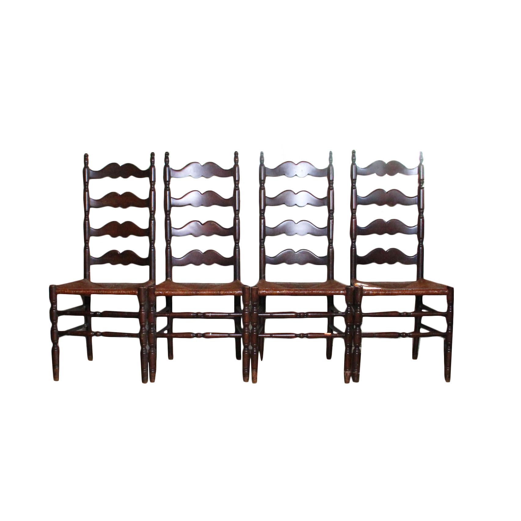 Ladderback Rush Seat Chairs