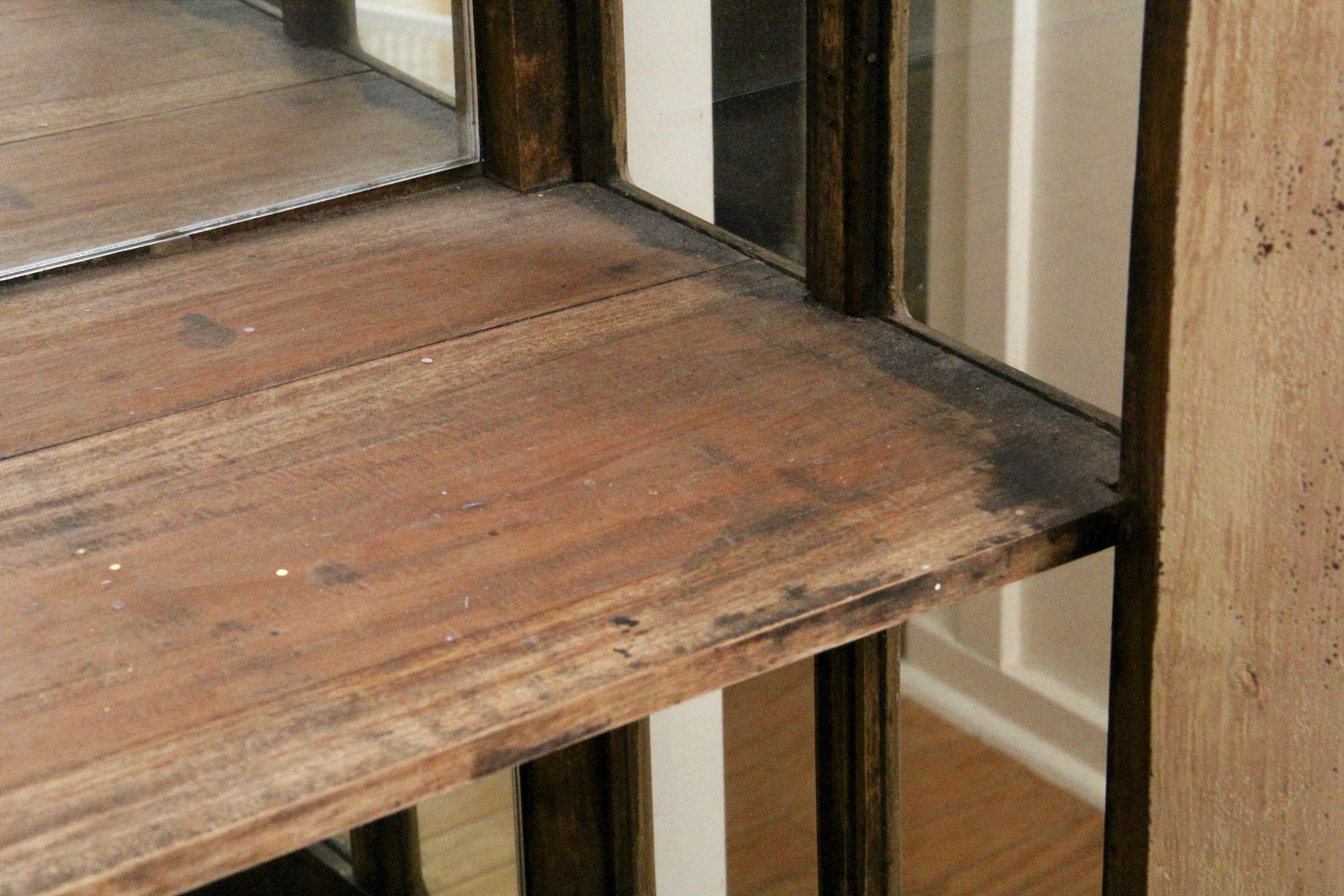 Antique Queen Anne Style China Cabinet