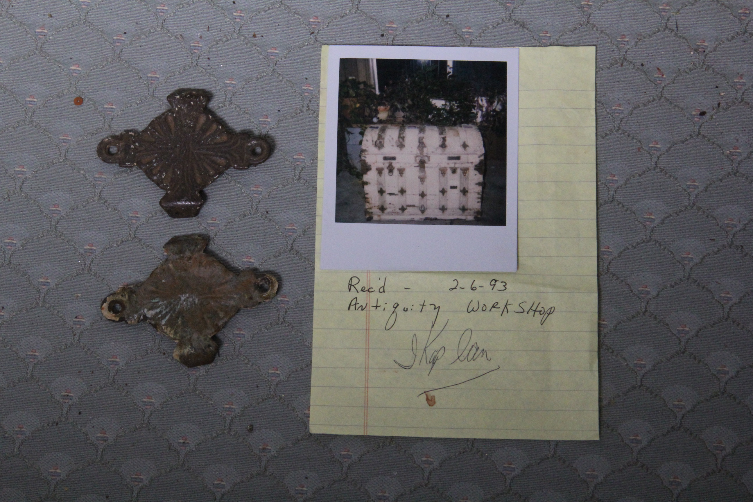 Vintage French Provencial Style Trunk