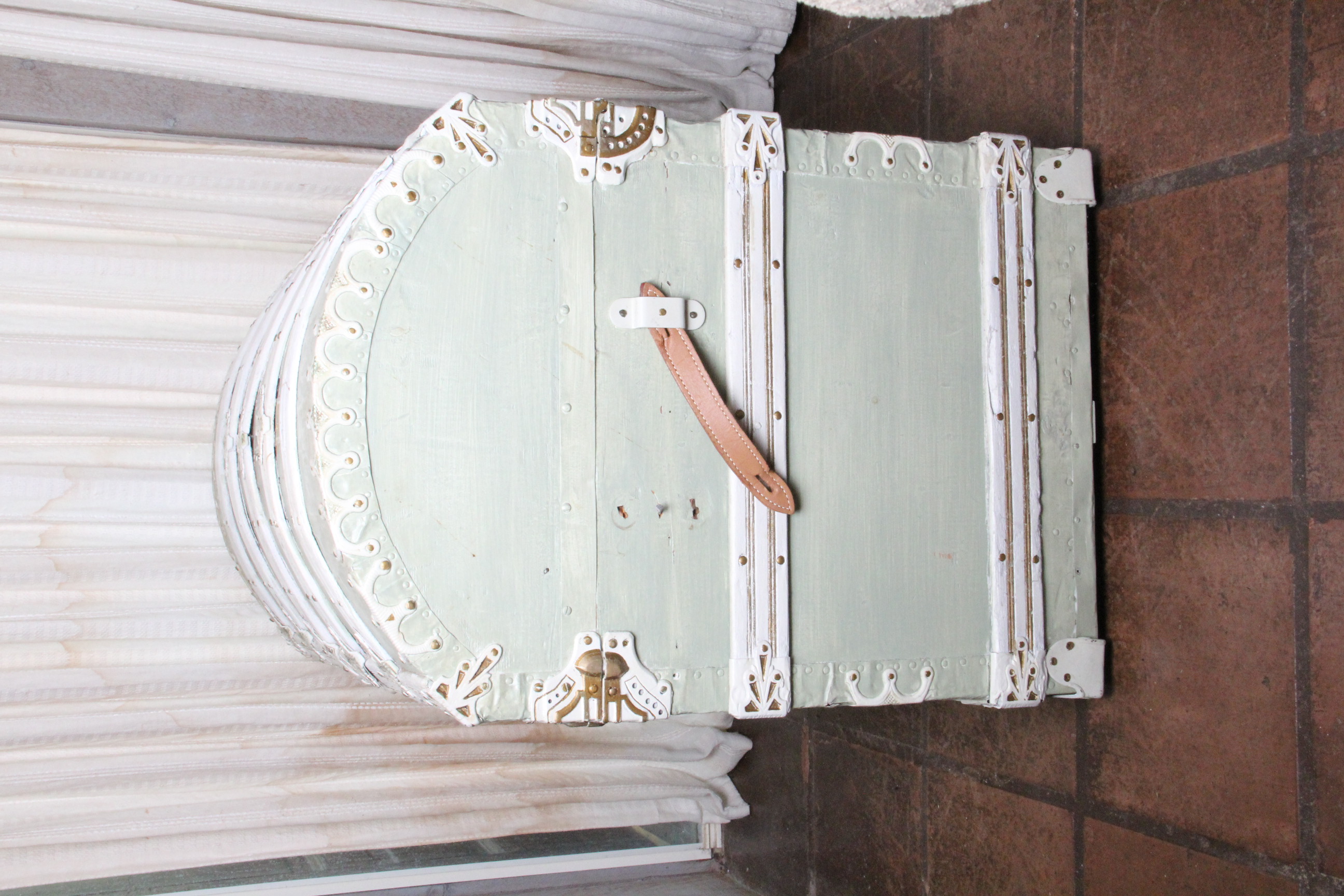 Vintage French Provencial Style Trunk