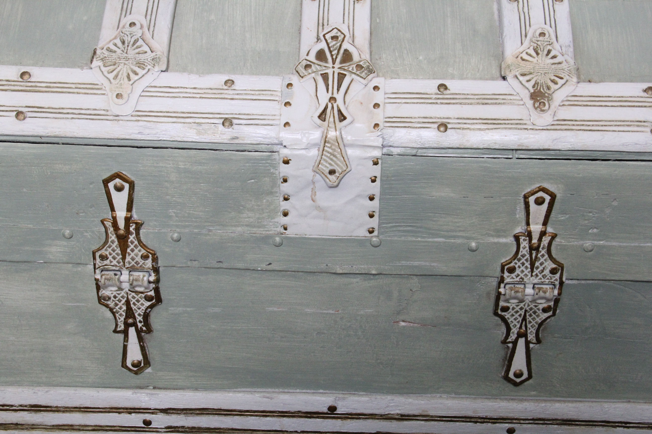 Vintage French Provencial Style Trunk