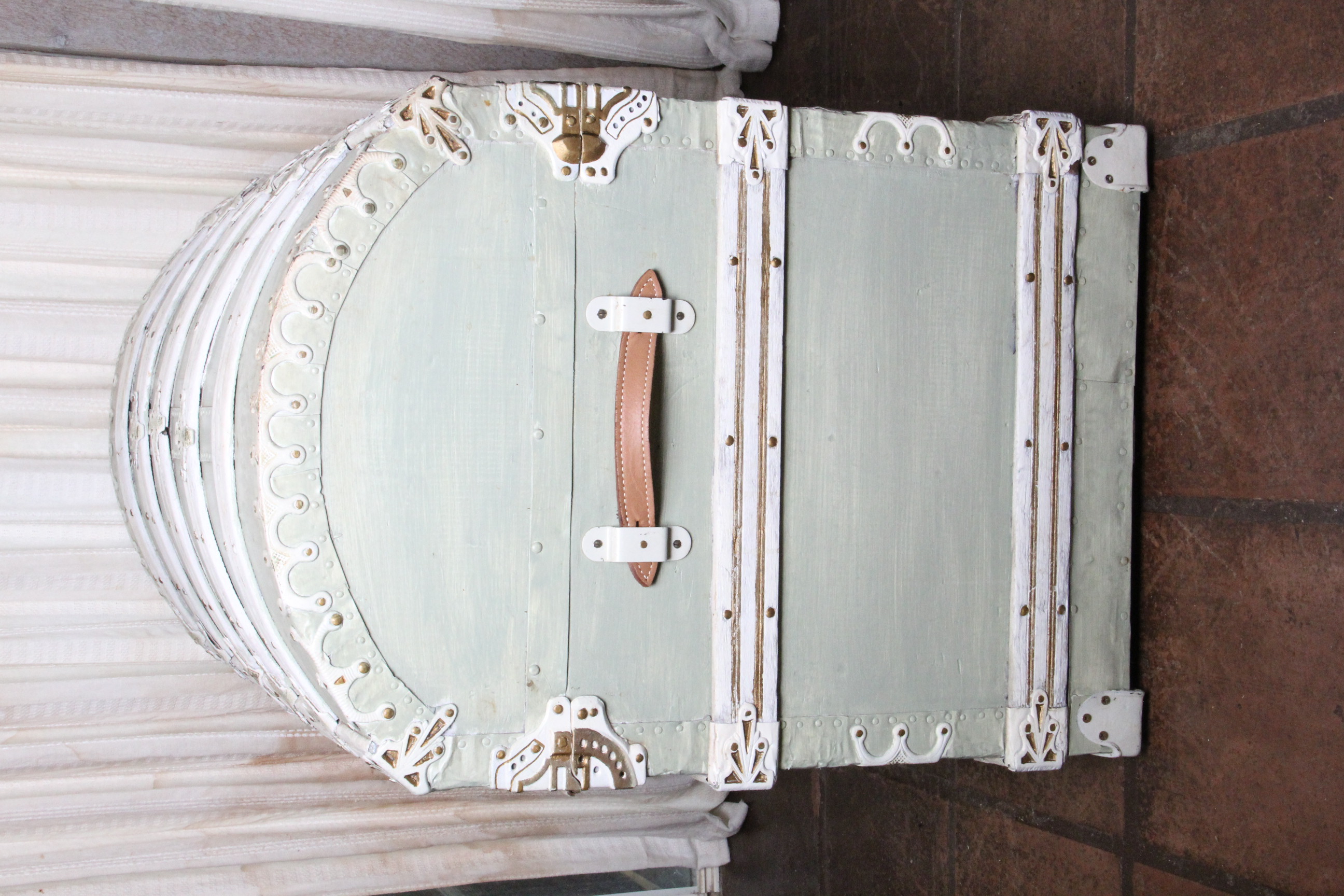 Vintage French Provencial Style Trunk