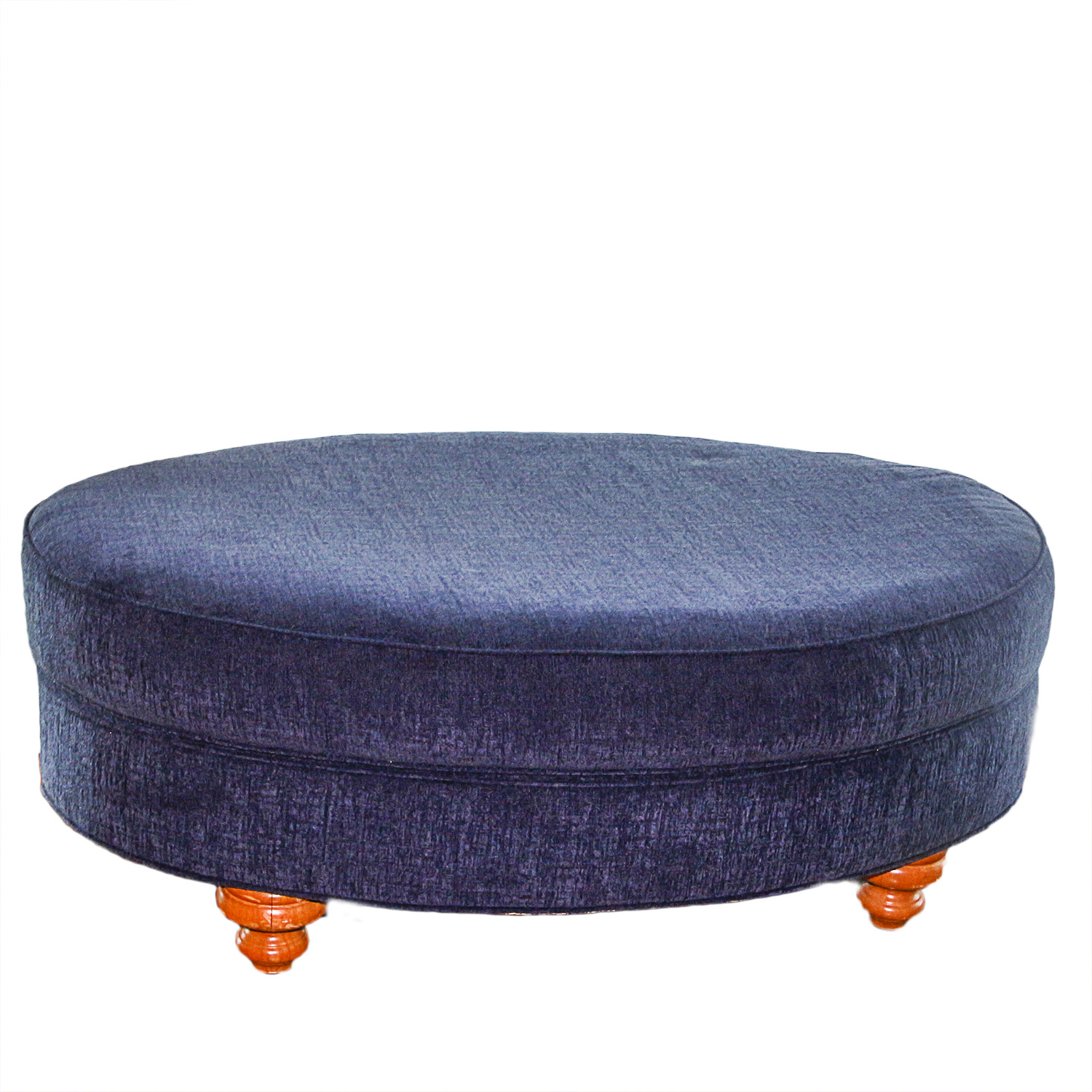 Sapphire Blue Ottoman EBTH