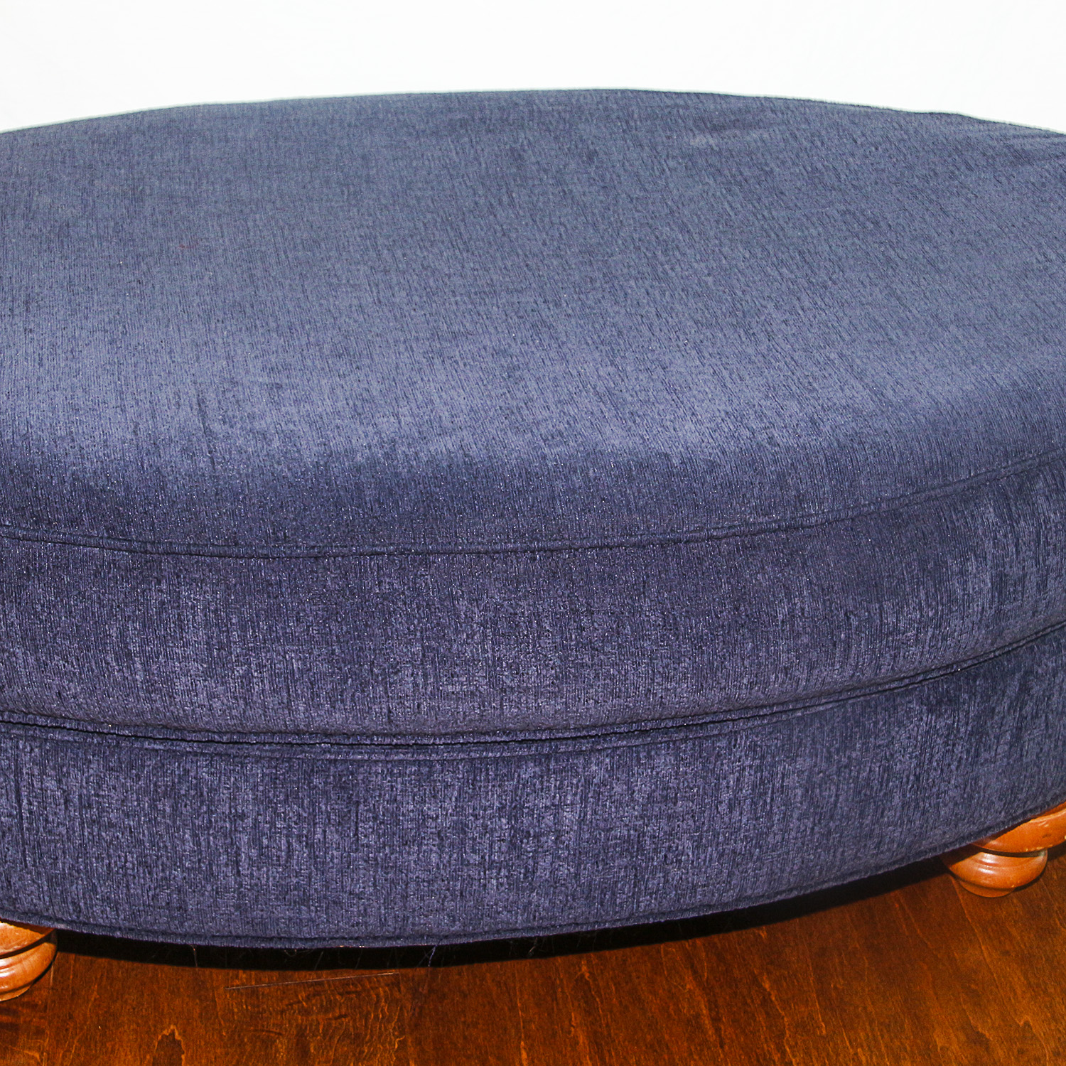 Sapphire Blue Ottoman EBTH