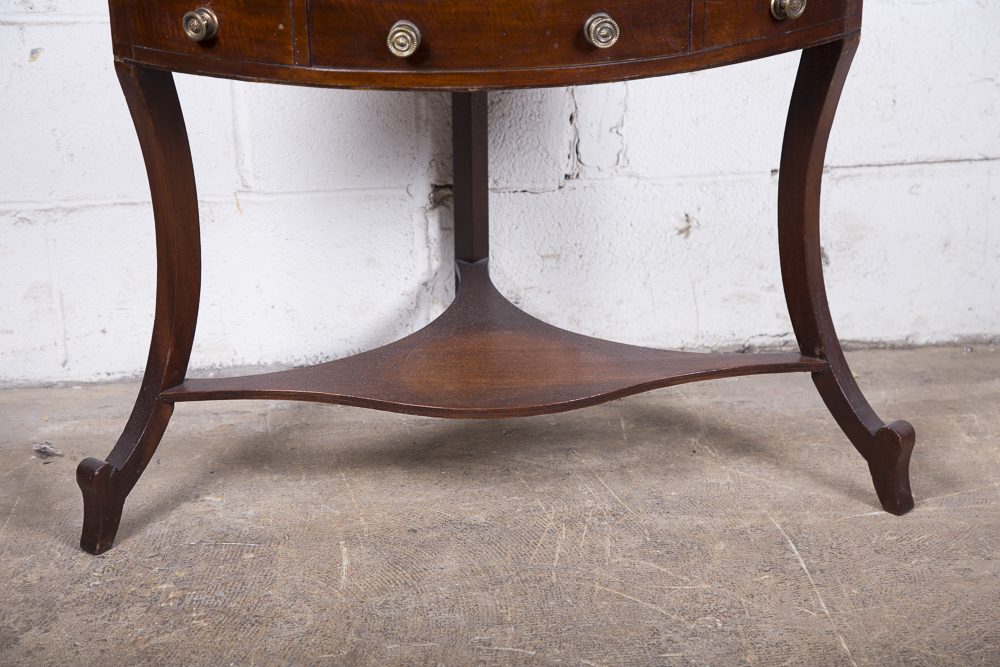 Antique Georgian Style Mahogany Corner Cabinet