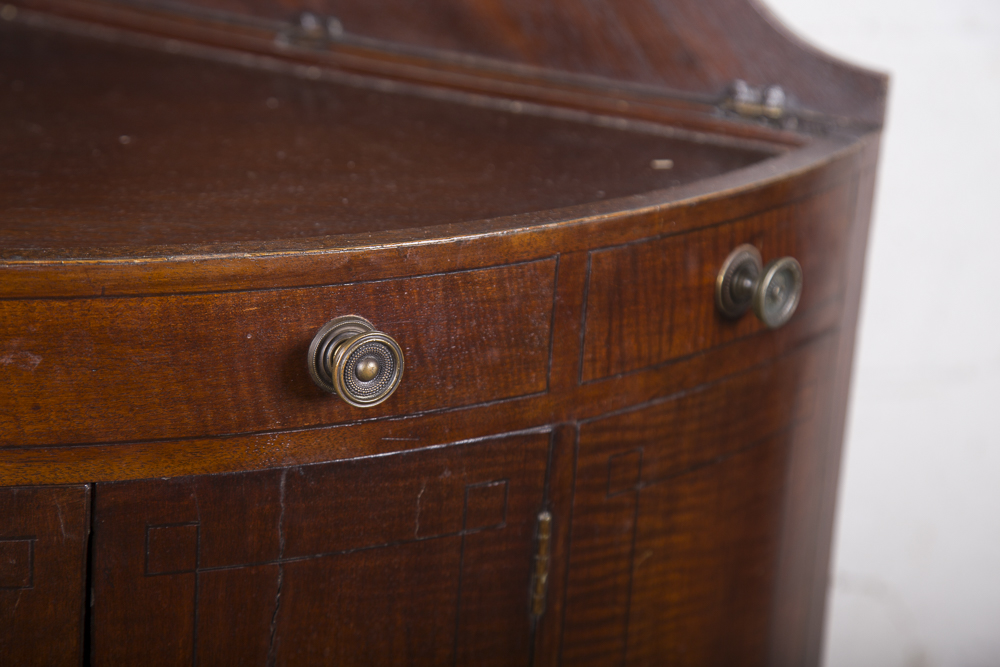 Antique Georgian Style Mahogany Corner Cabinet
