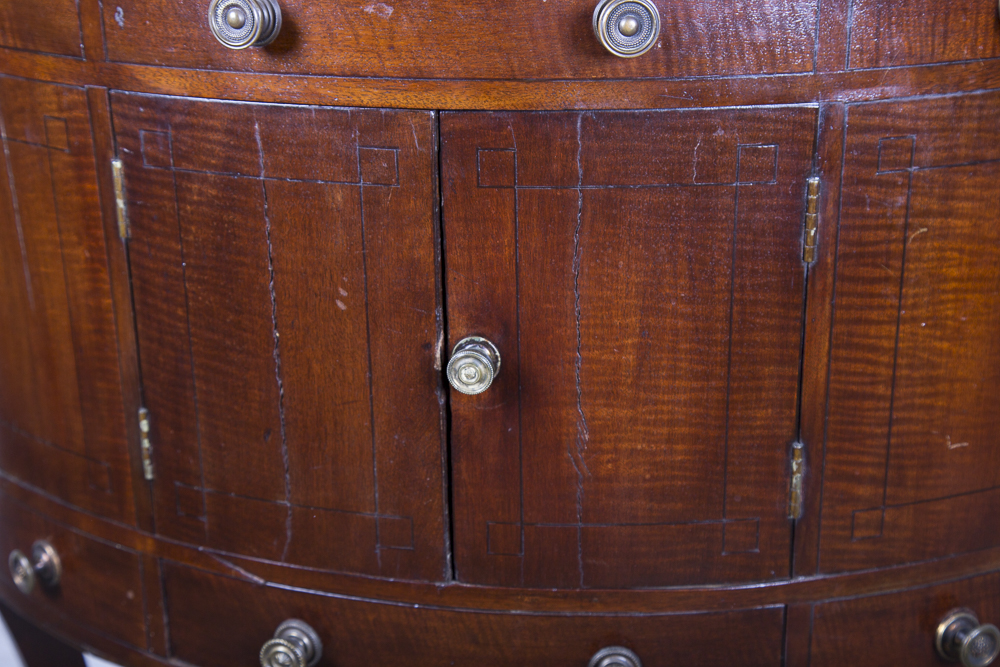 Antique Georgian Style Mahogany Corner Cabinet