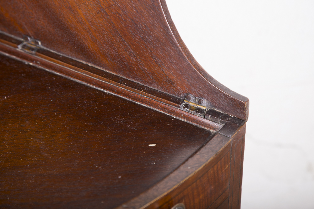 Antique Georgian Style Mahogany Corner Cabinet