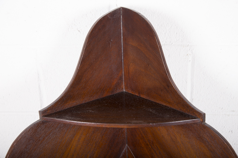 Antique Georgian Style Mahogany Corner Cabinet