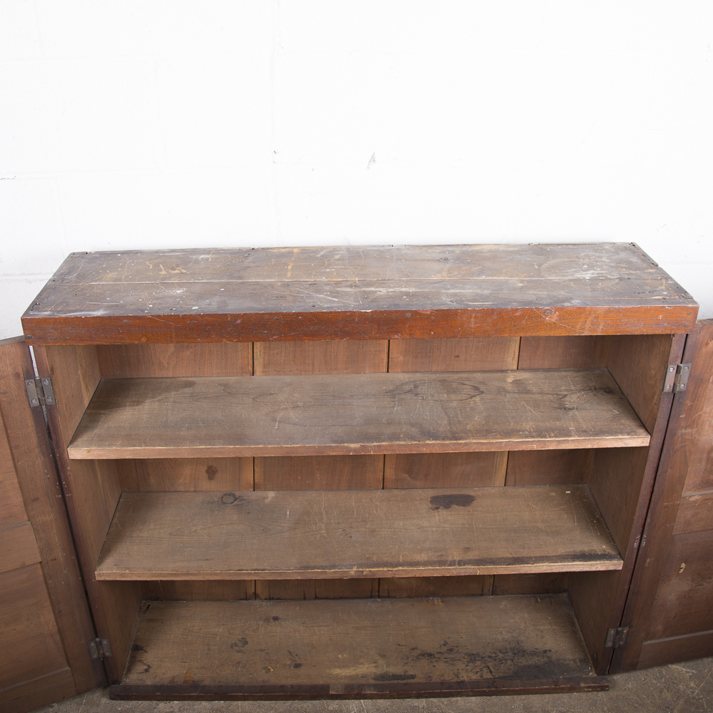 Antique Walnut Two Door Cabinet