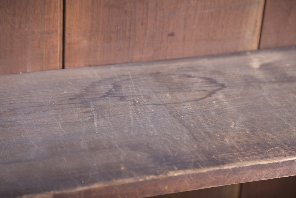 Antique Walnut Two Door Cabinet