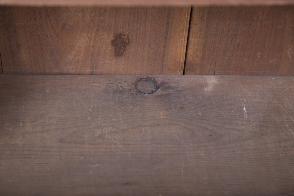 Antique Walnut Two Door Cabinet