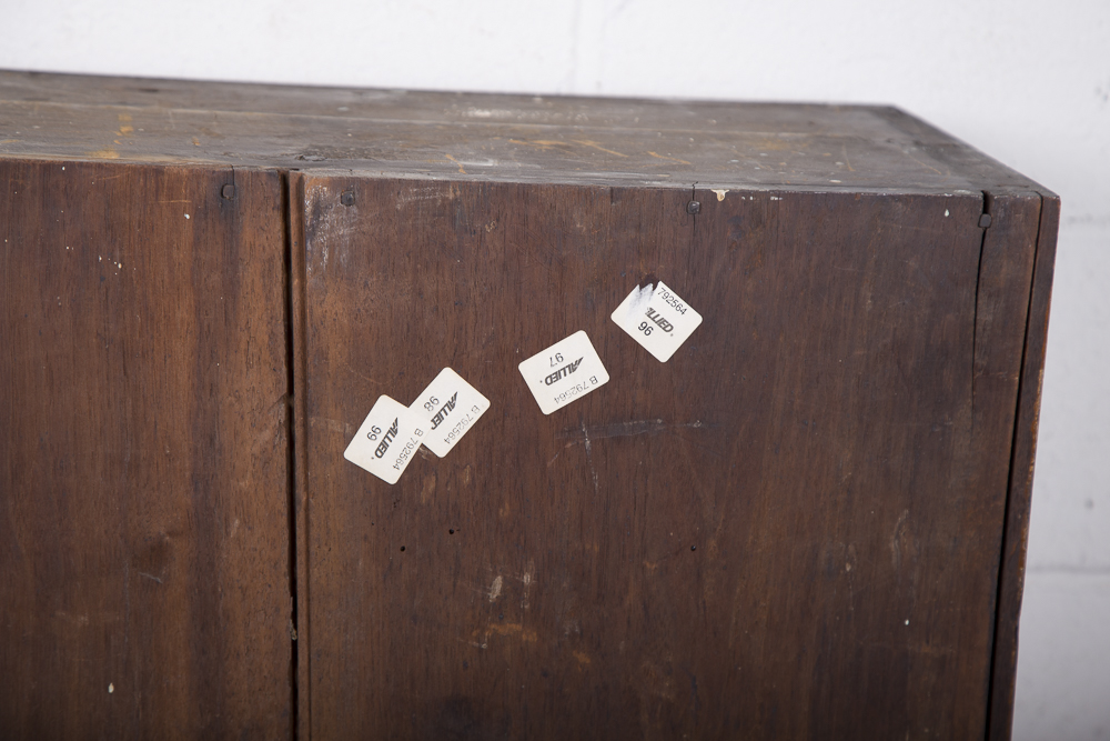 Antique Walnut Two Door Cabinet
