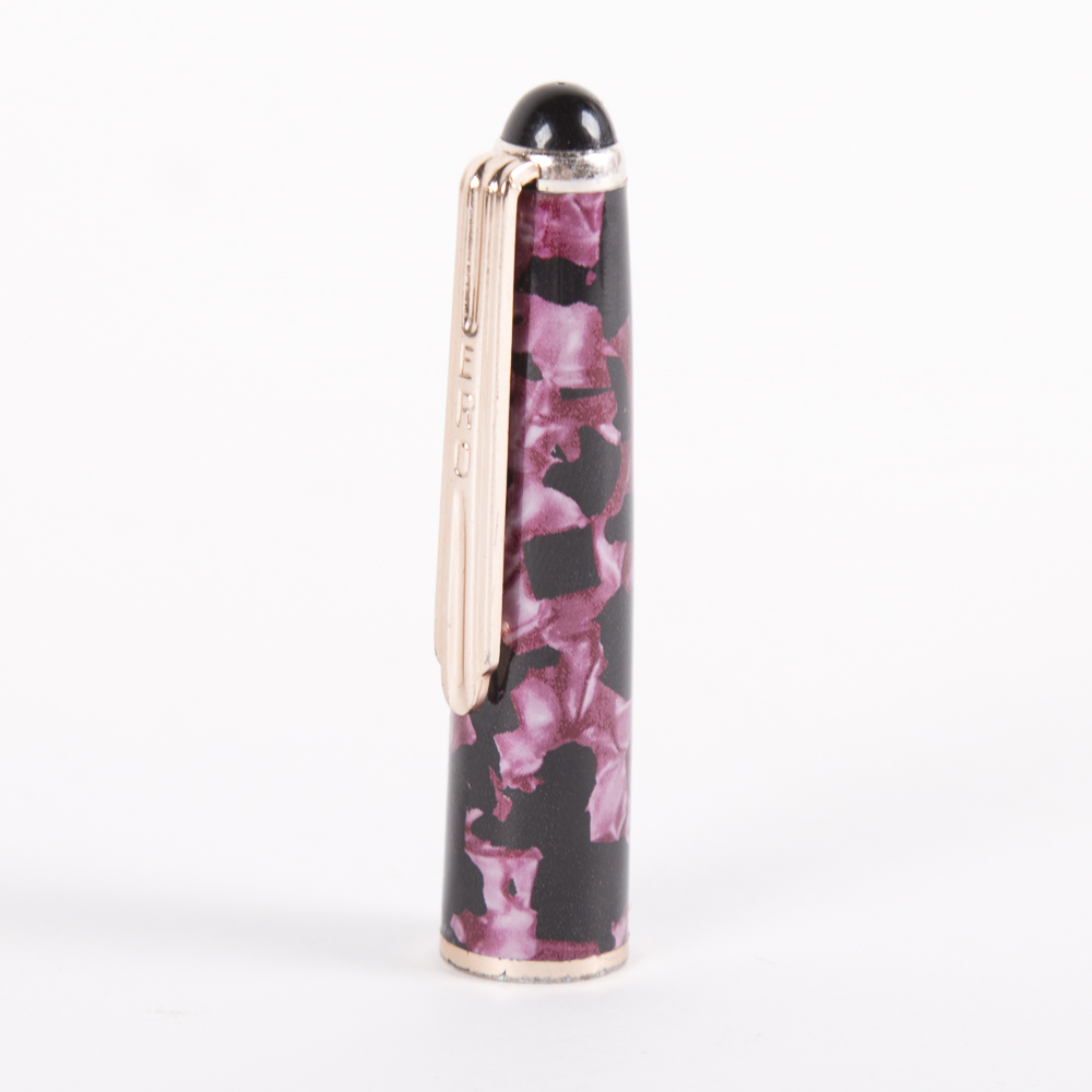 Vintage Magenta and Black Self-Filling Ero Pen