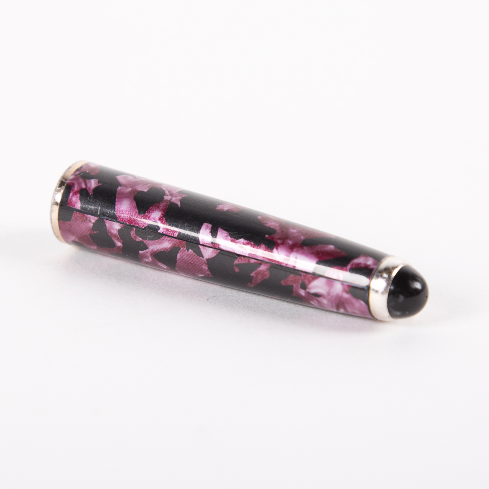Vintage Magenta and Black Self-Filling Ero Pen