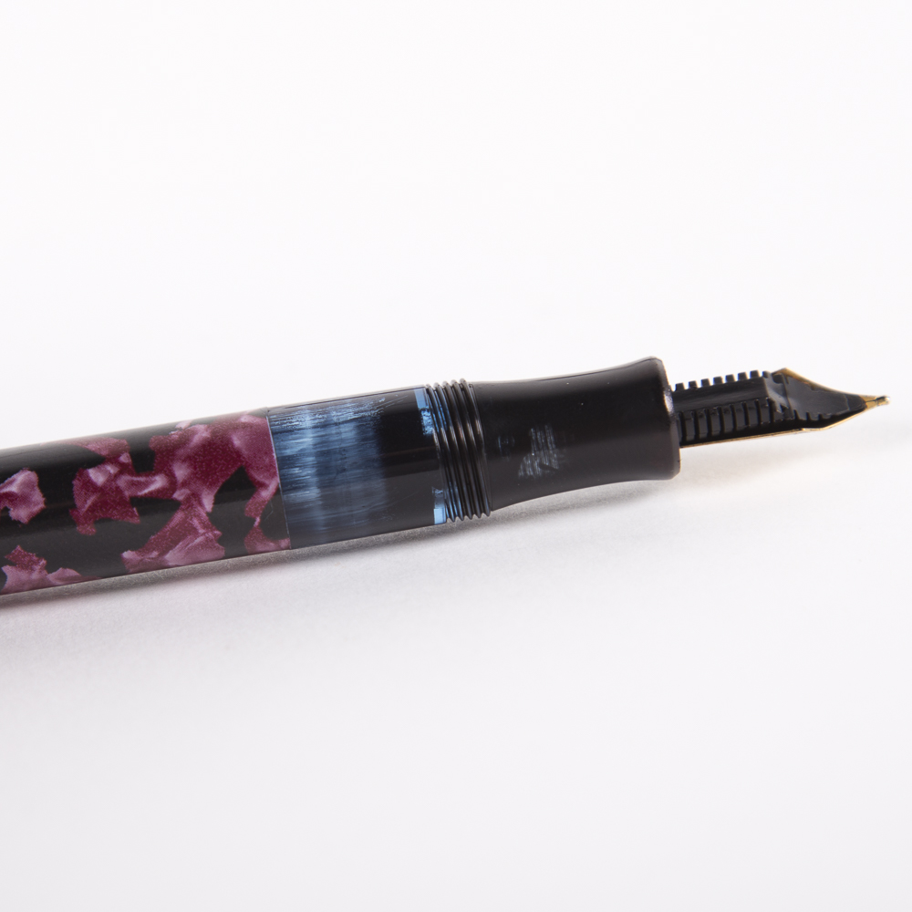 Vintage Magenta and Black Self-Filling Ero Pen