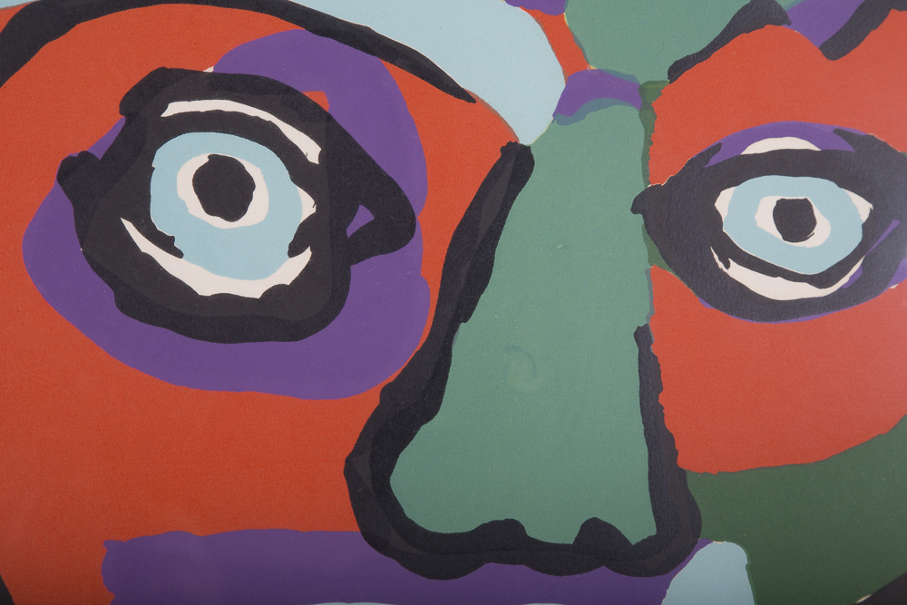 Signed Limited Edition Karel Appel Lithograph