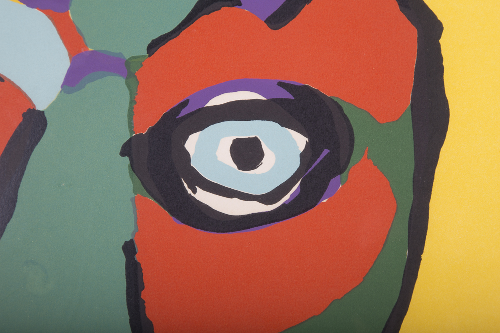 Signed Limited Edition Karel Appel Lithograph