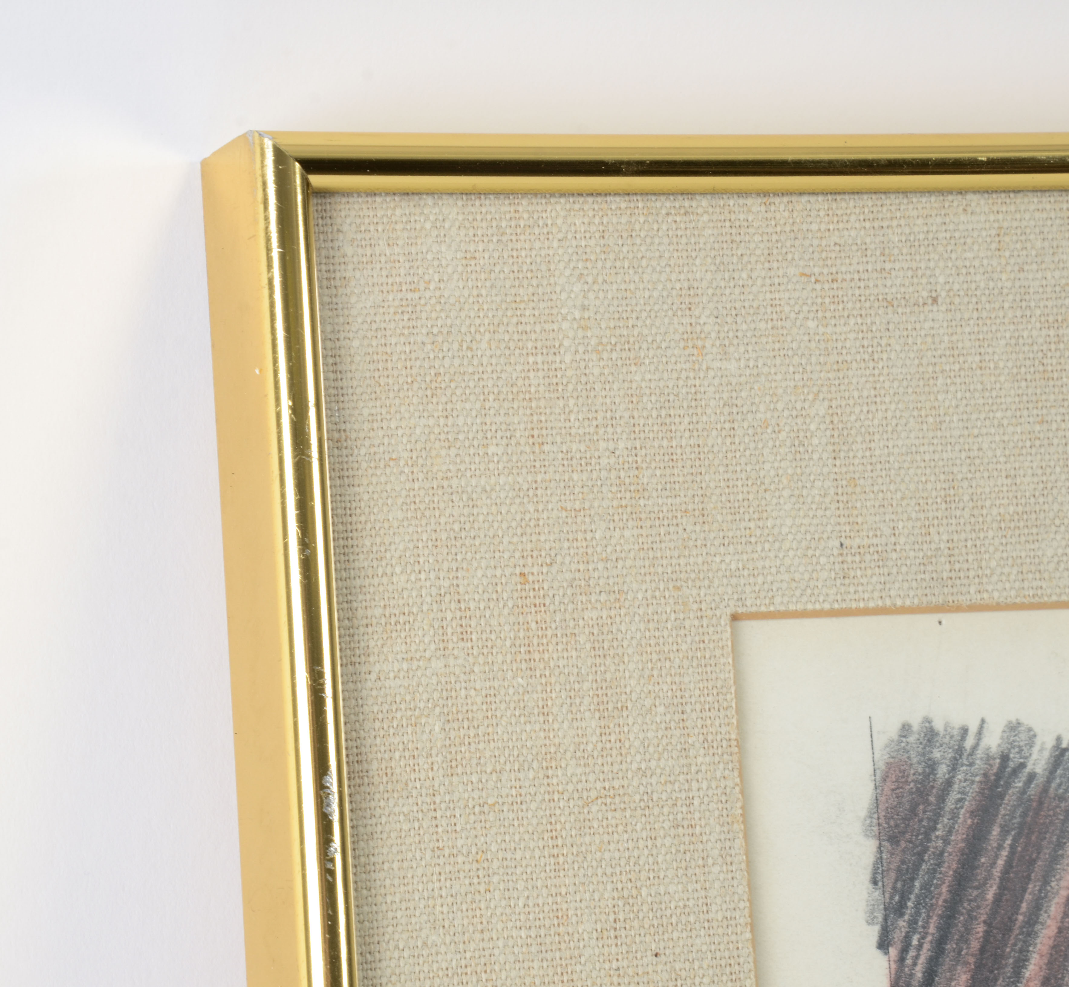 Ed Vega Mixed Media Art "Double Moon Construction #1"