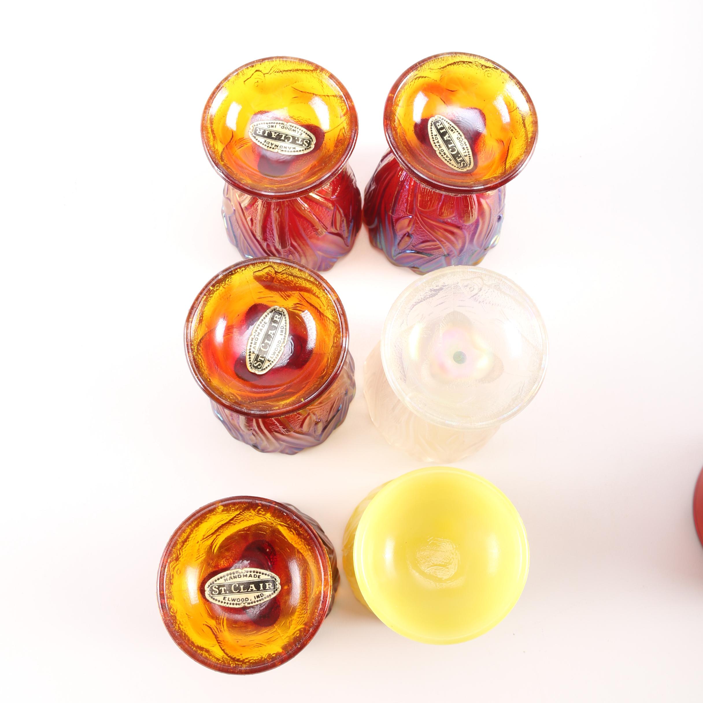 St. Clair Carnival Glass Assortment