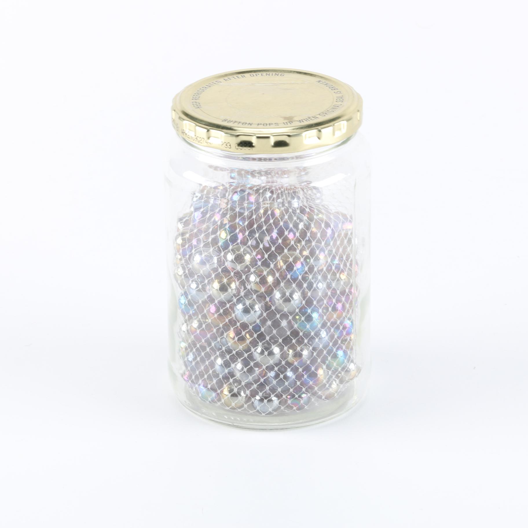 Marbles In Glass Jar