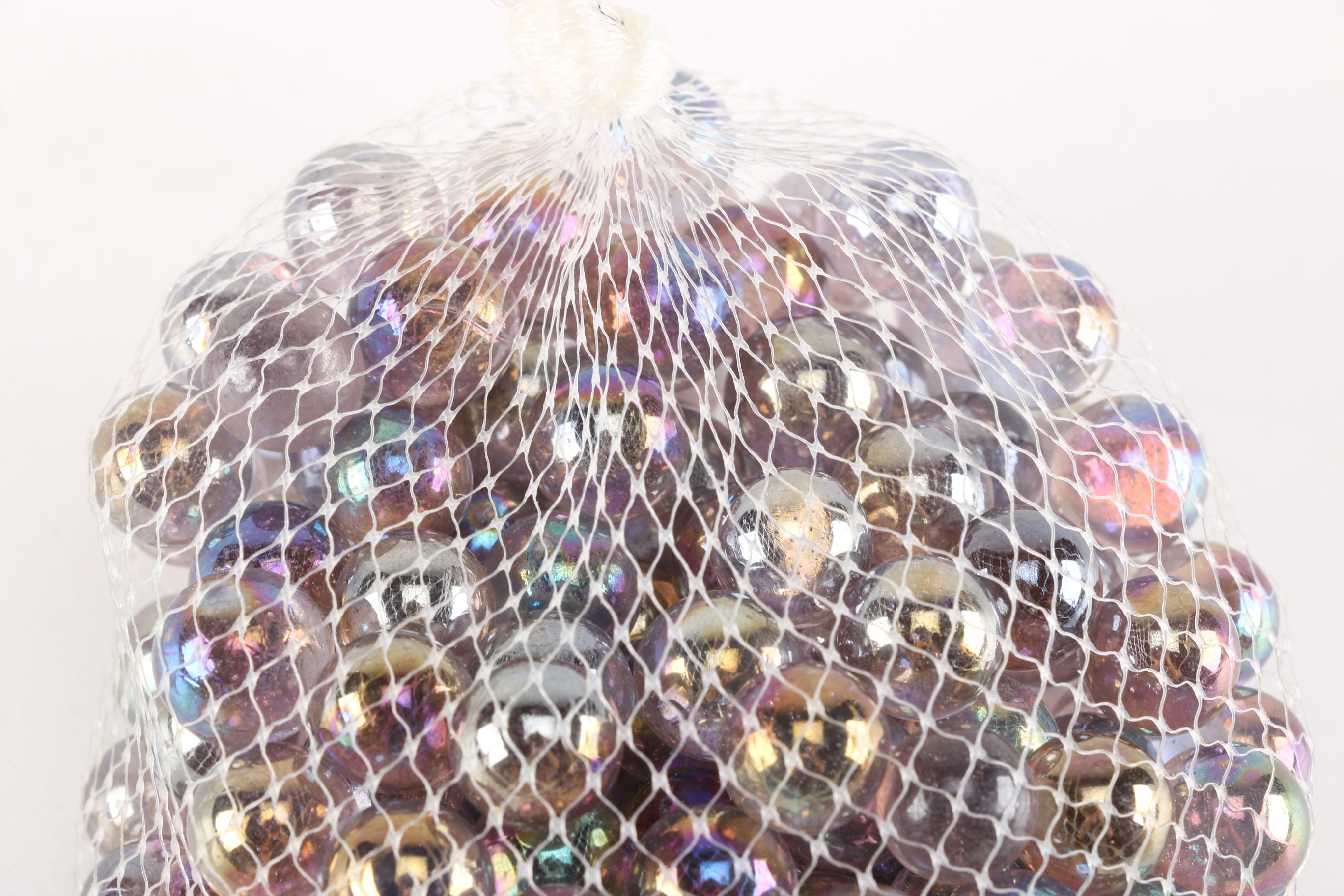 Marbles In Glass Jar