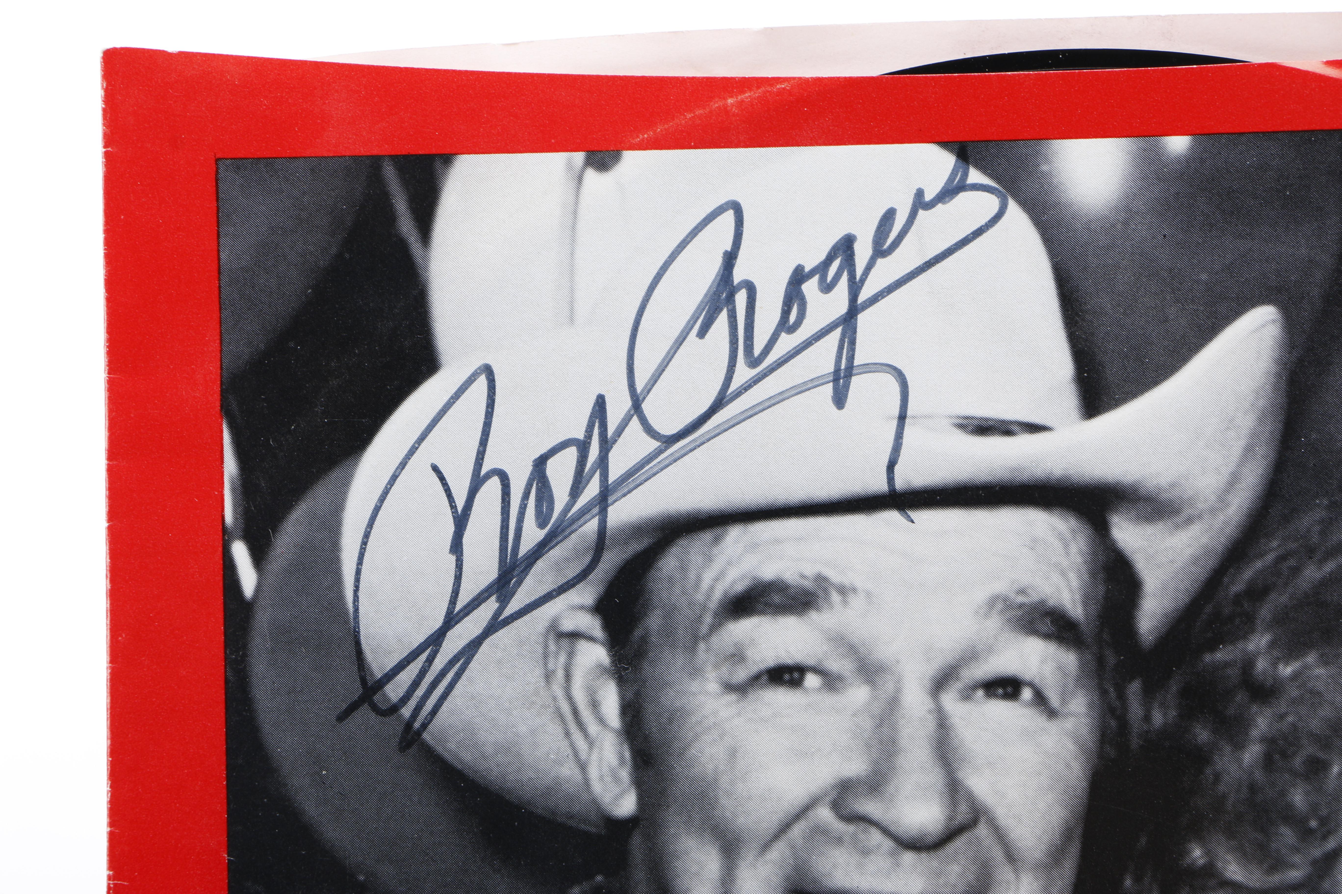 Roy Rogers, Dale Evans Autographed "Happy Trails" Record