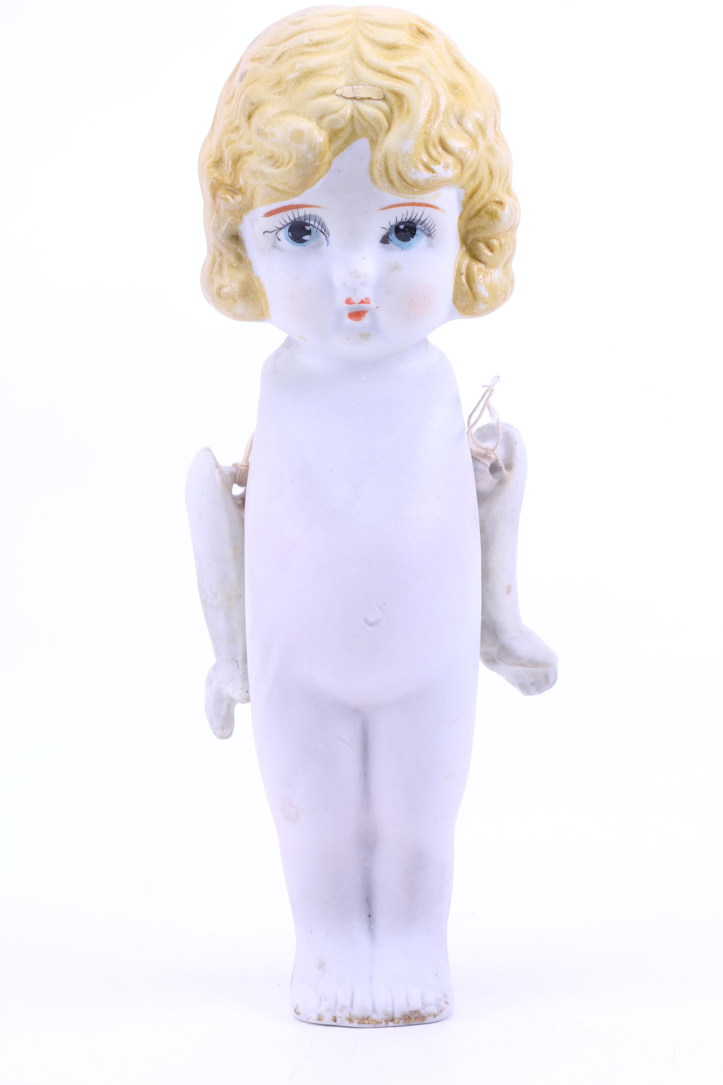 Assortment of Vintage Dolls and a Metal Stroller