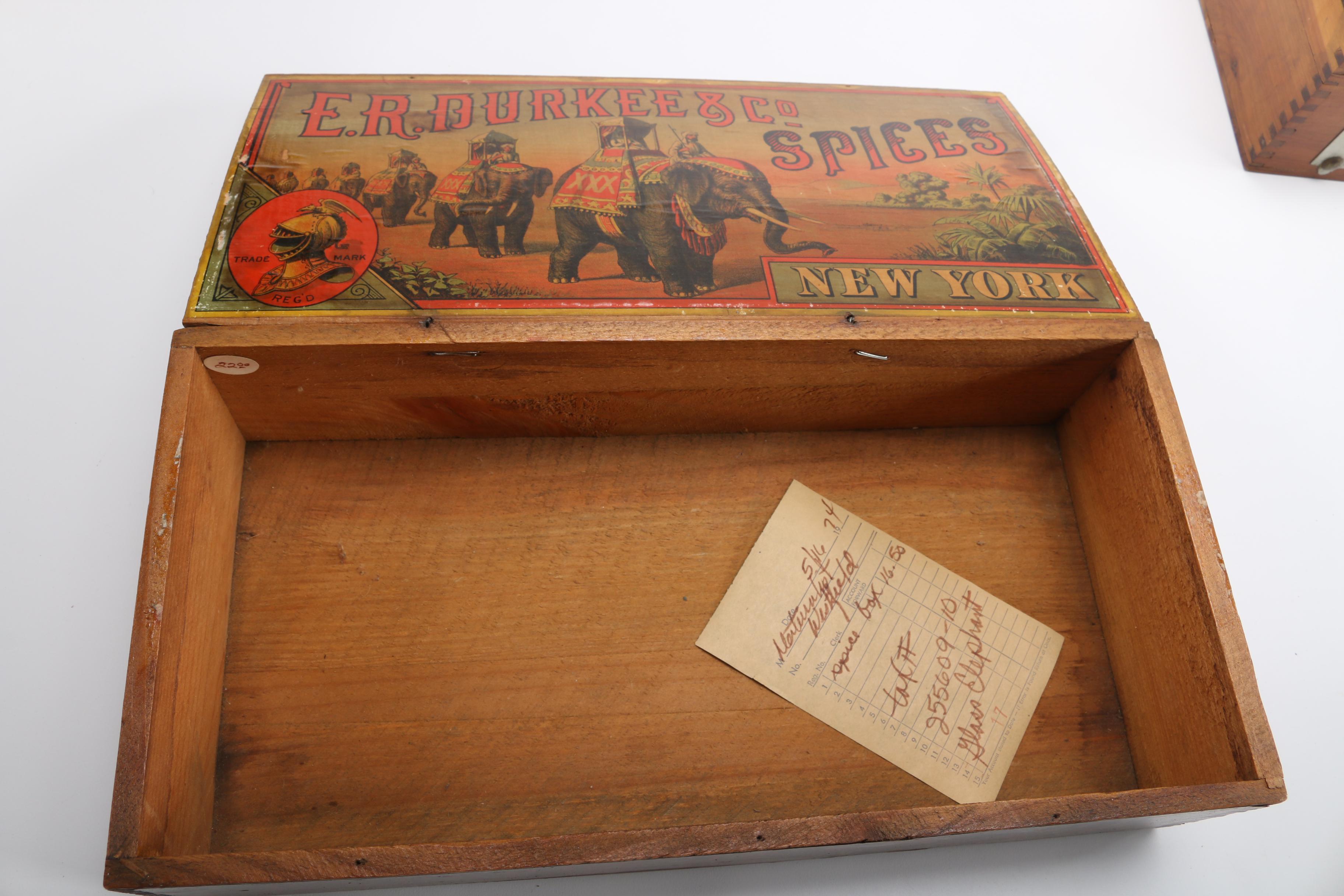 Antique and Vintage Cigar, Spice and Safe Keeping Boxes
