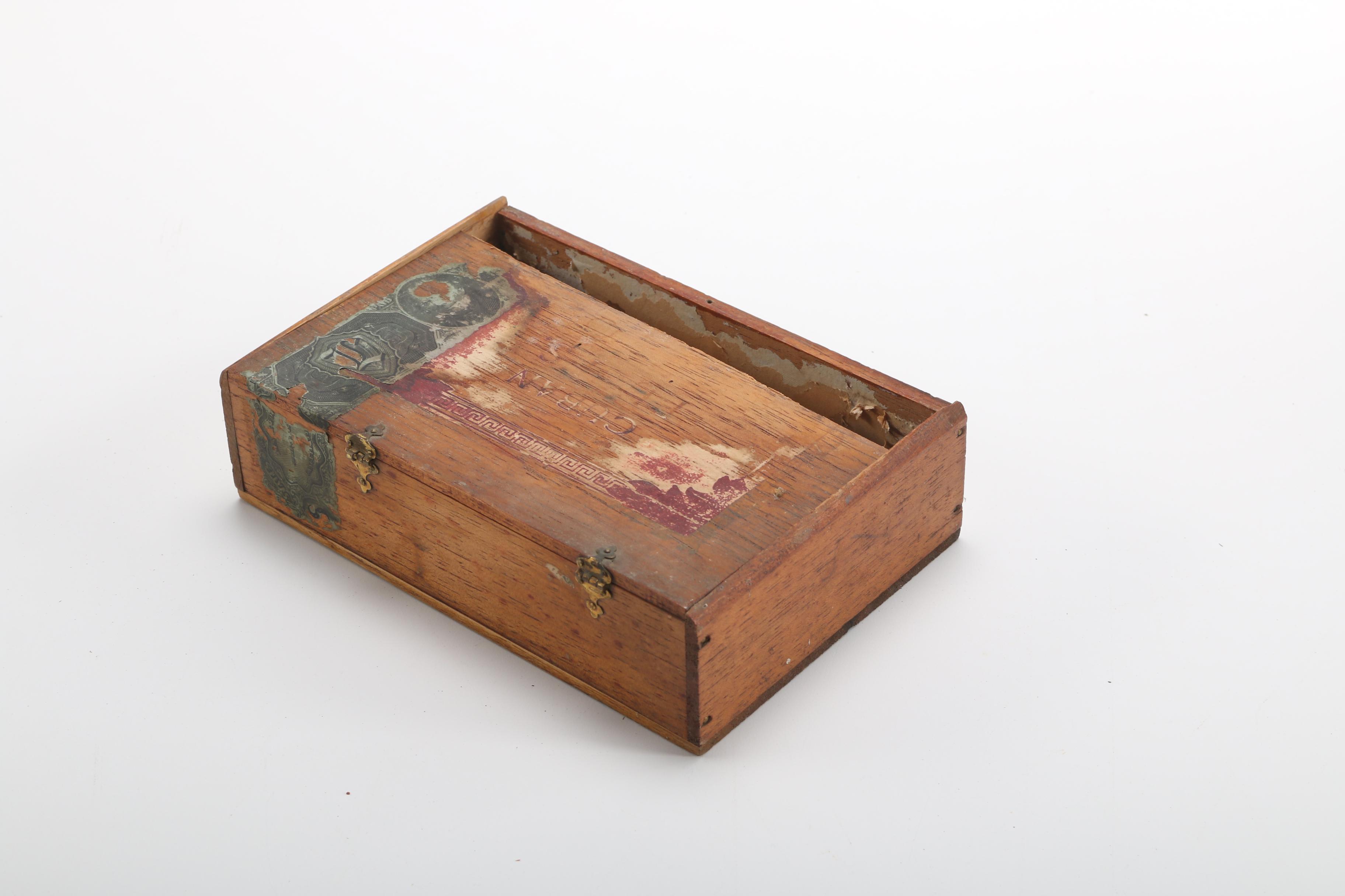 Antique and Vintage Cigar, Spice and Safe Keeping Boxes