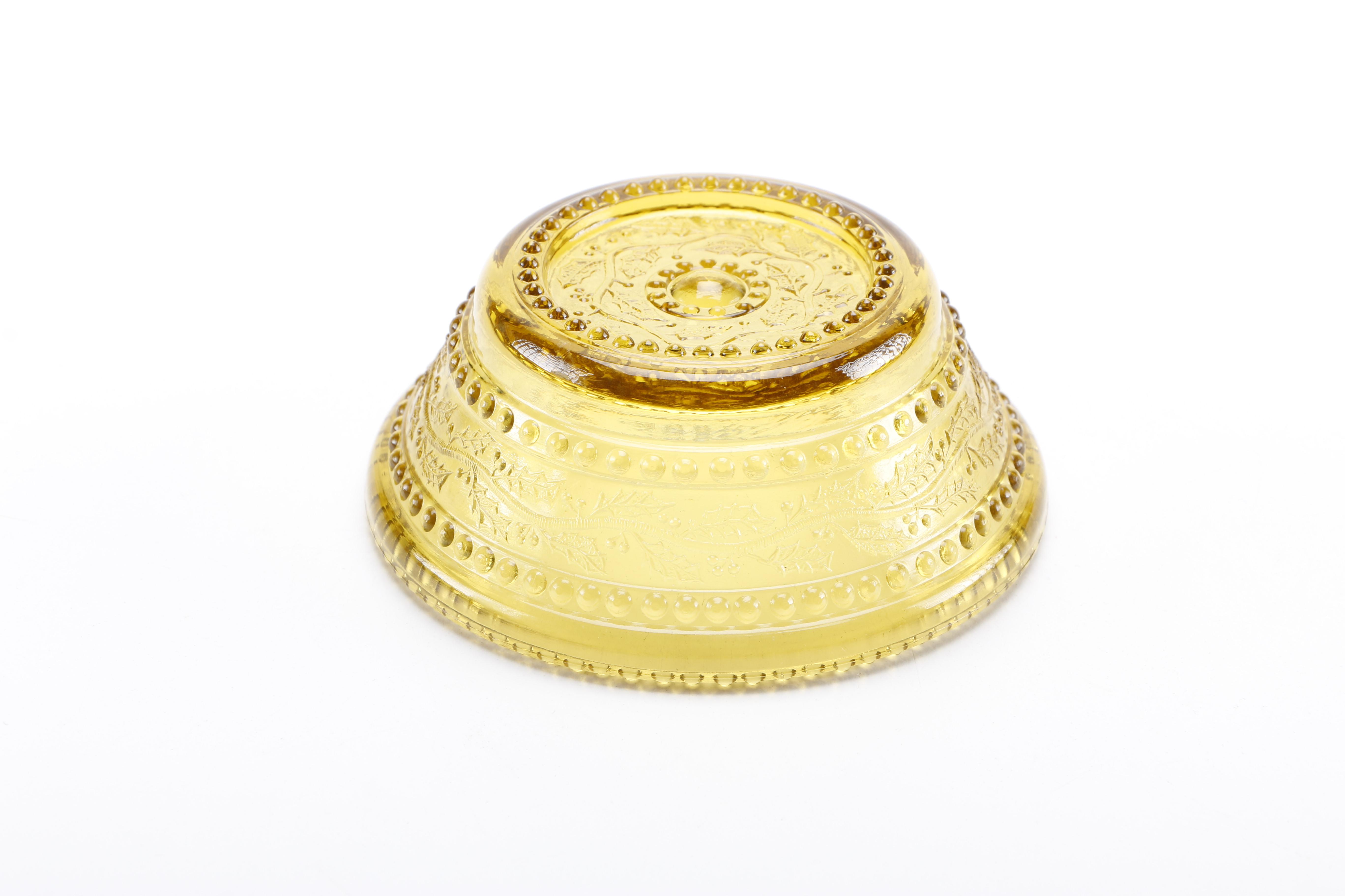 Green and Amber Glass Featuring Anchor Hocking