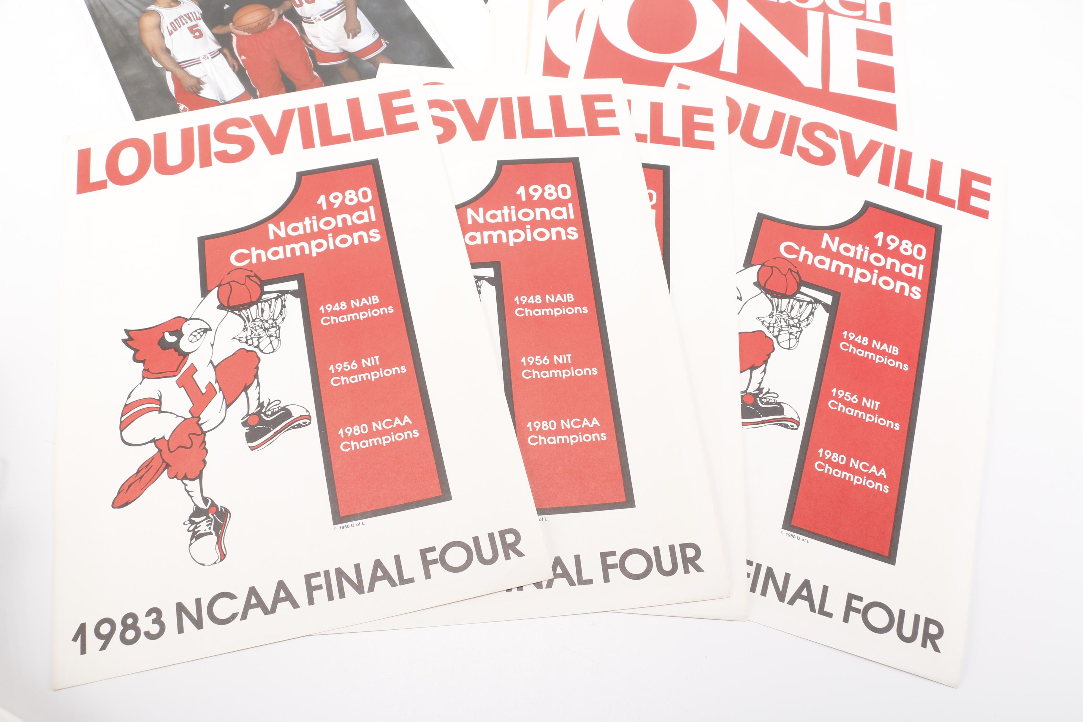 1980s University of Louisville Basketball Memorabilia and Ephemera