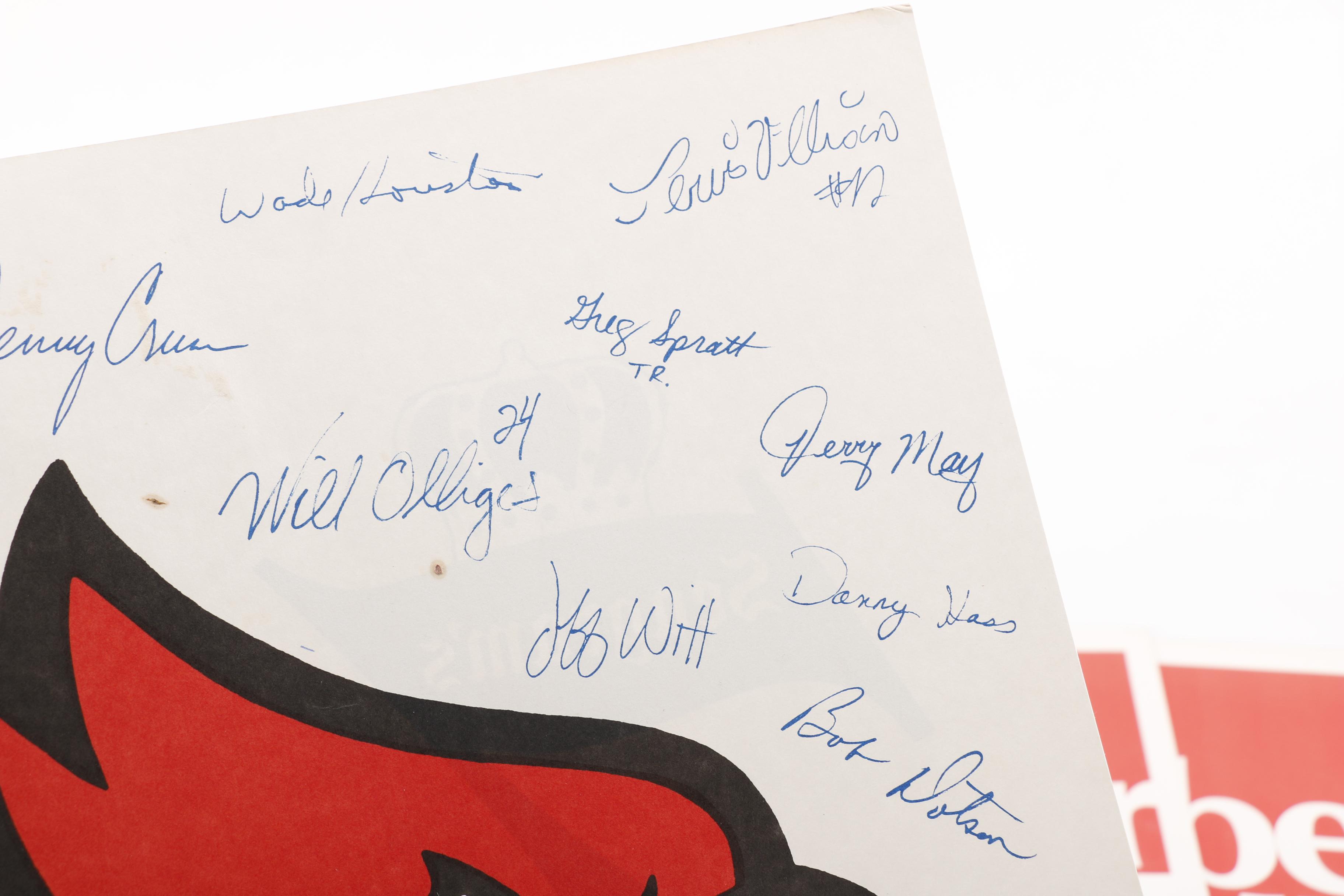 1980s University of Louisville Basketball Memorabilia and Ephemera