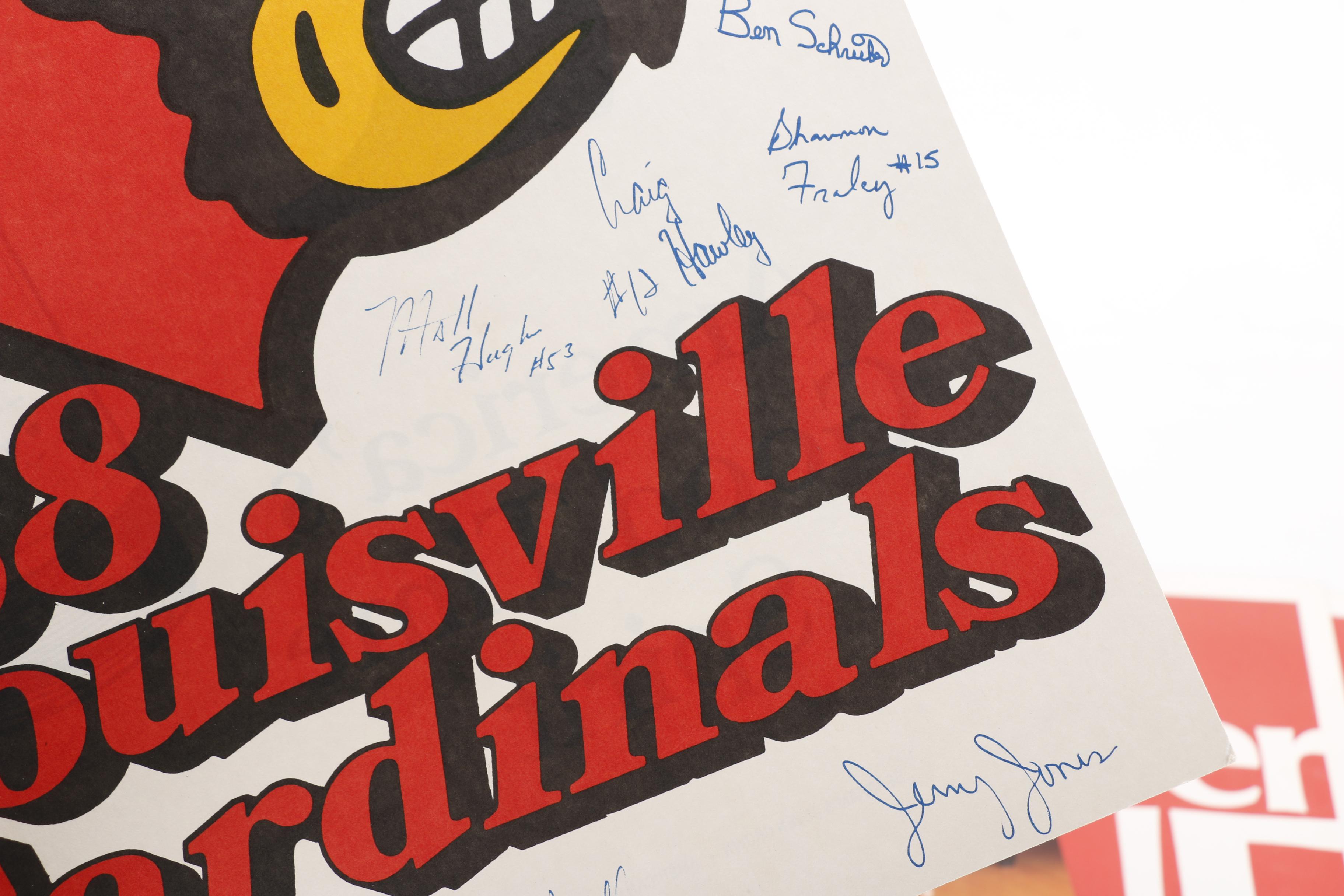 1980s University of Louisville Basketball Memorabilia and Ephemera