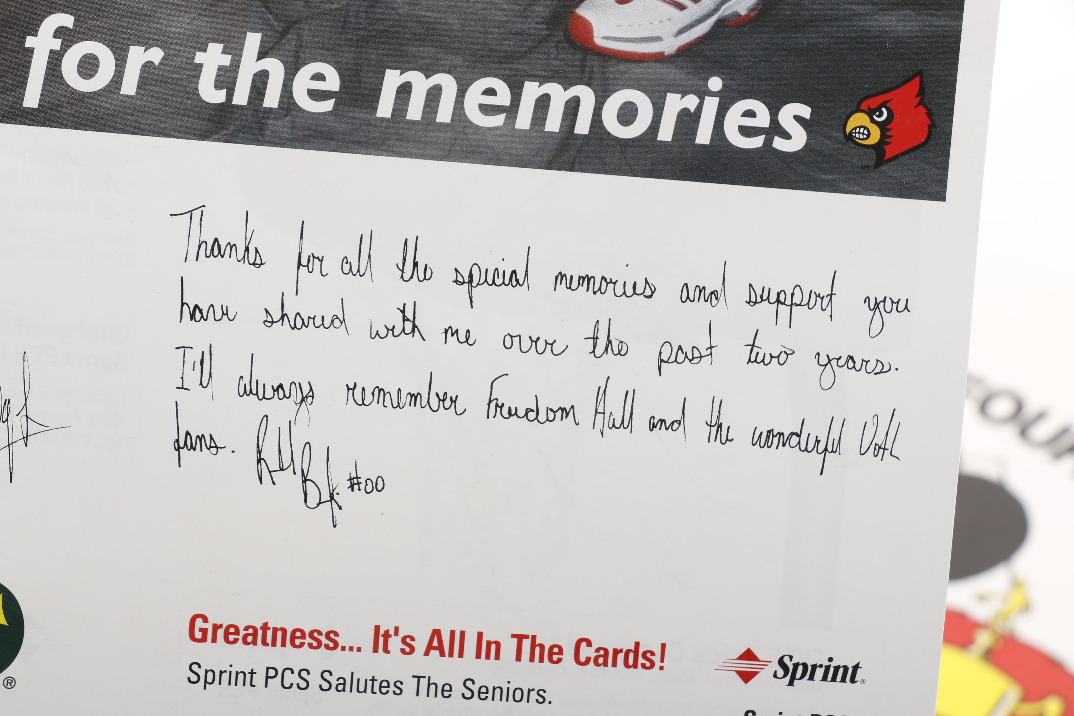 1980s University of Louisville Basketball Memorabilia and Ephemera