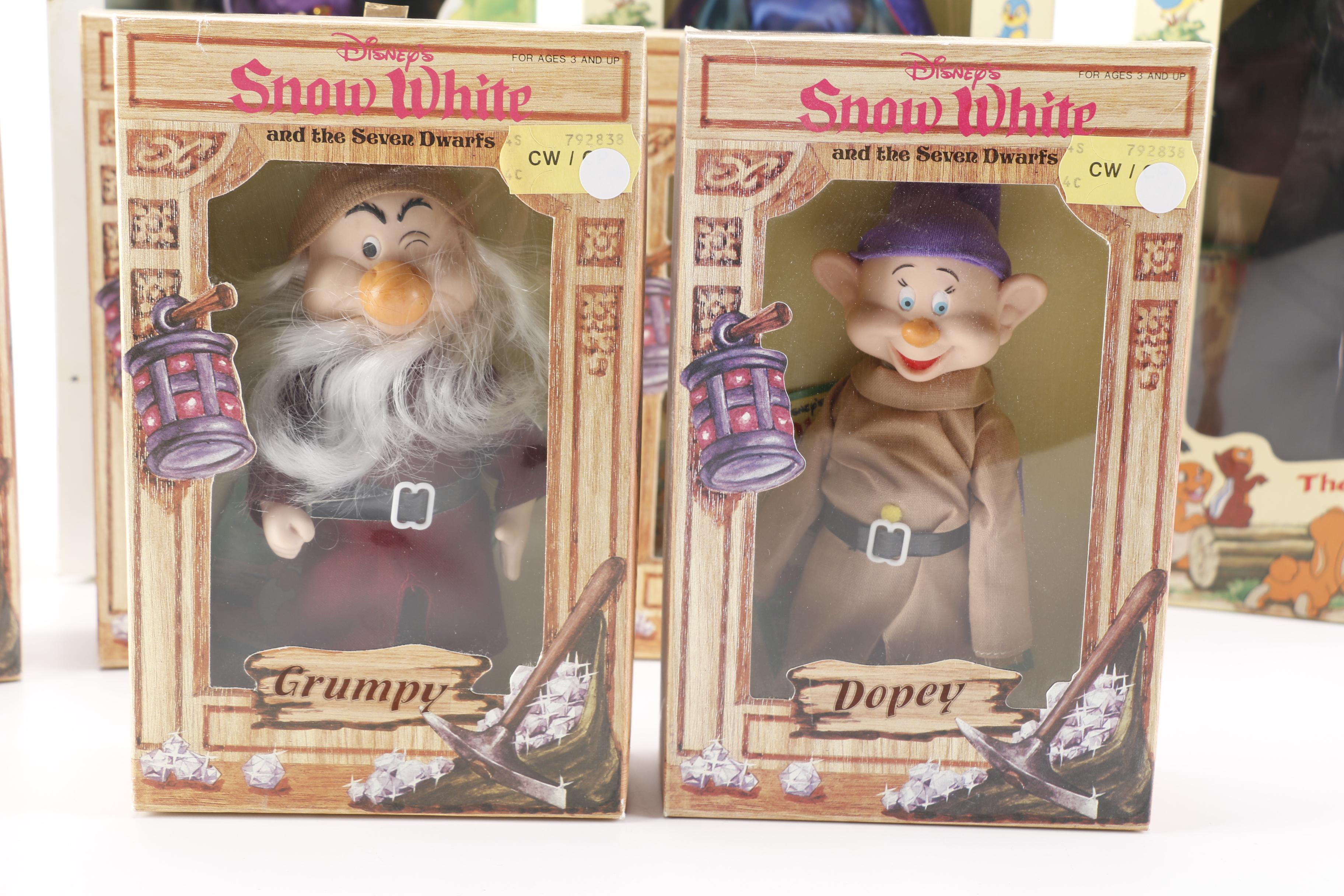 1990 Bikin Disney "Snow White and the Seven Dwarfs" Doll Collection