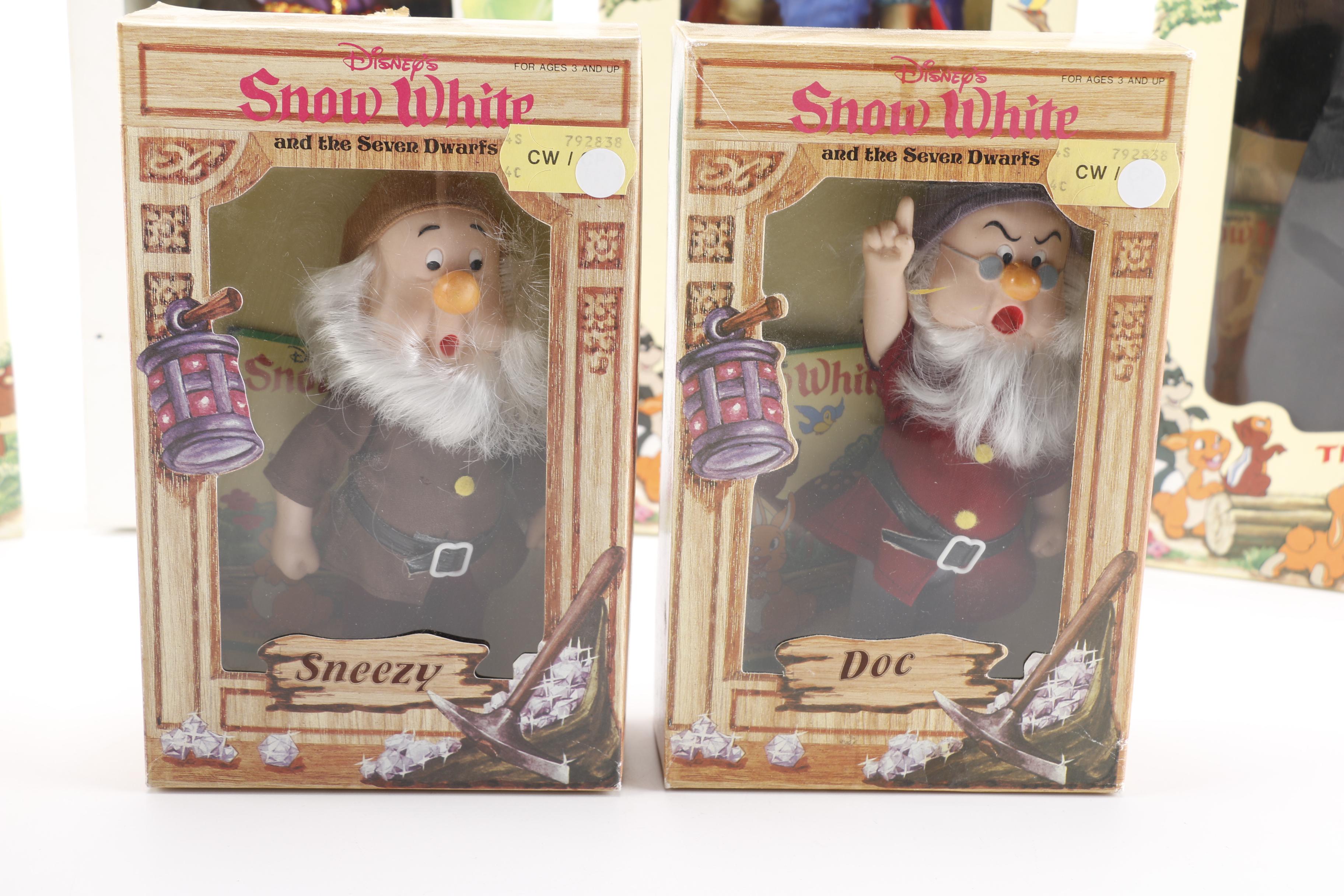 1990 Bikin Disney "Snow White and the Seven Dwarfs" Doll Collection