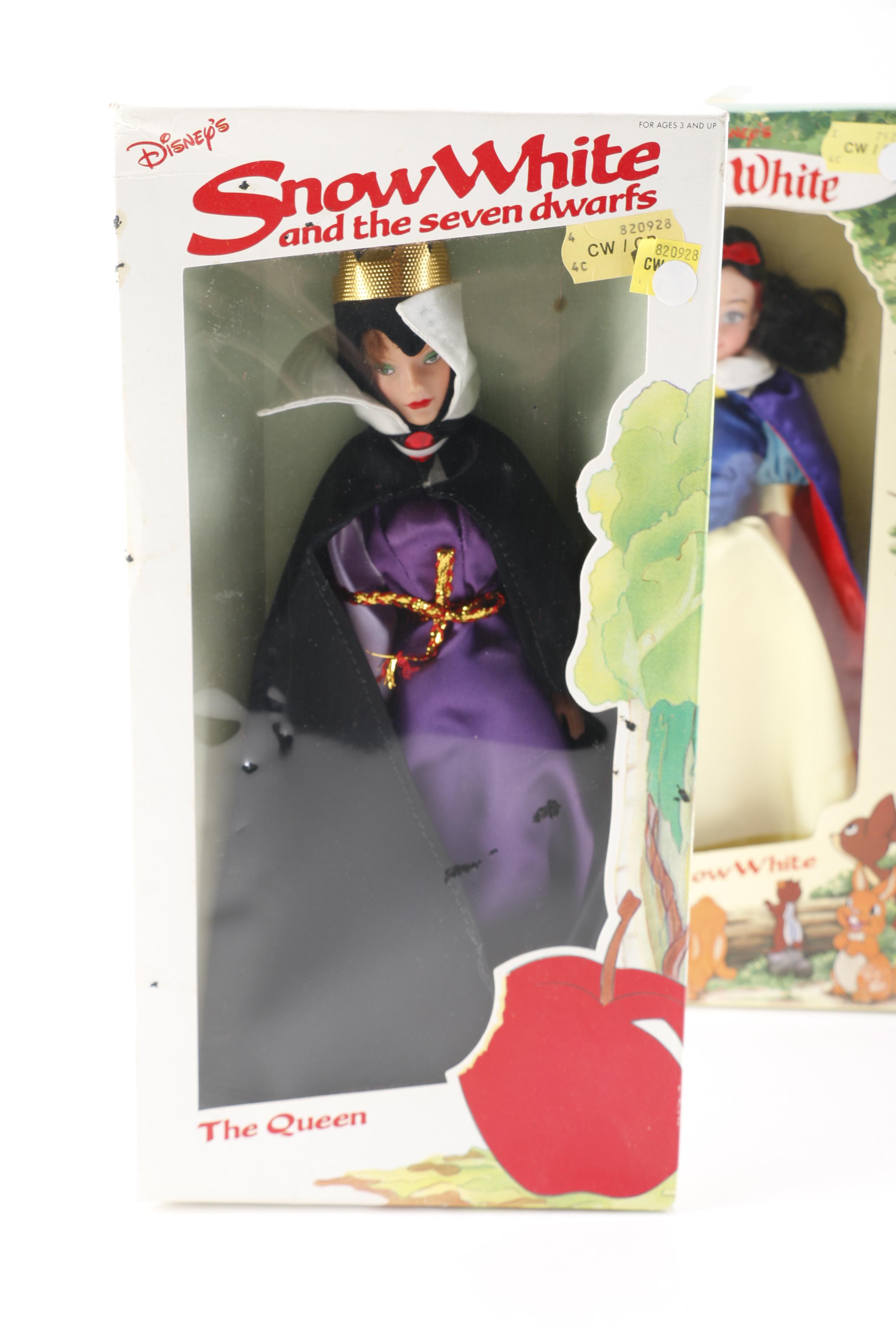 1990 Bikin Disney "Snow White and the Seven Dwarfs" Doll Collection