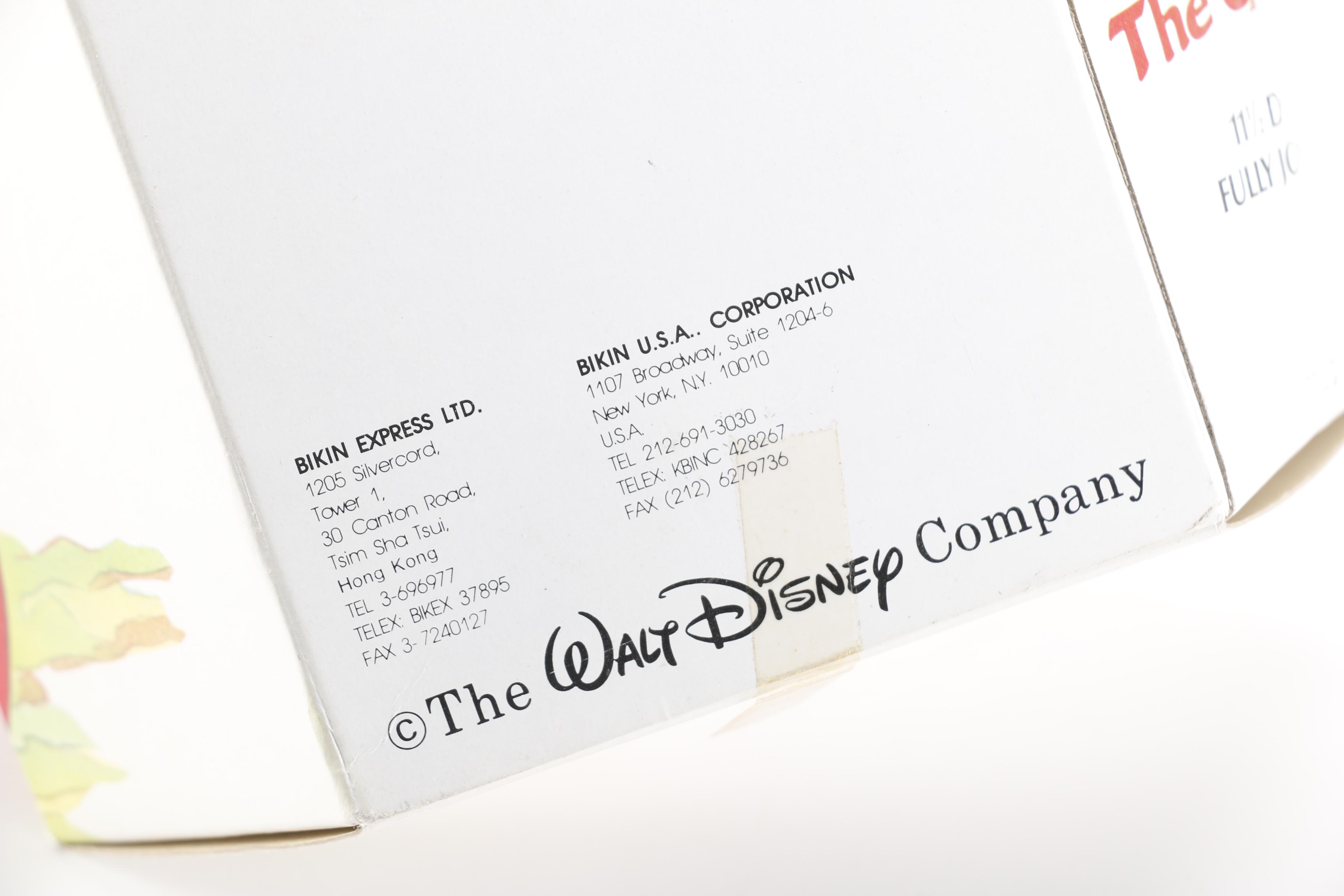 1990 Bikin Disney "Snow White and the Seven Dwarfs" Doll Collection