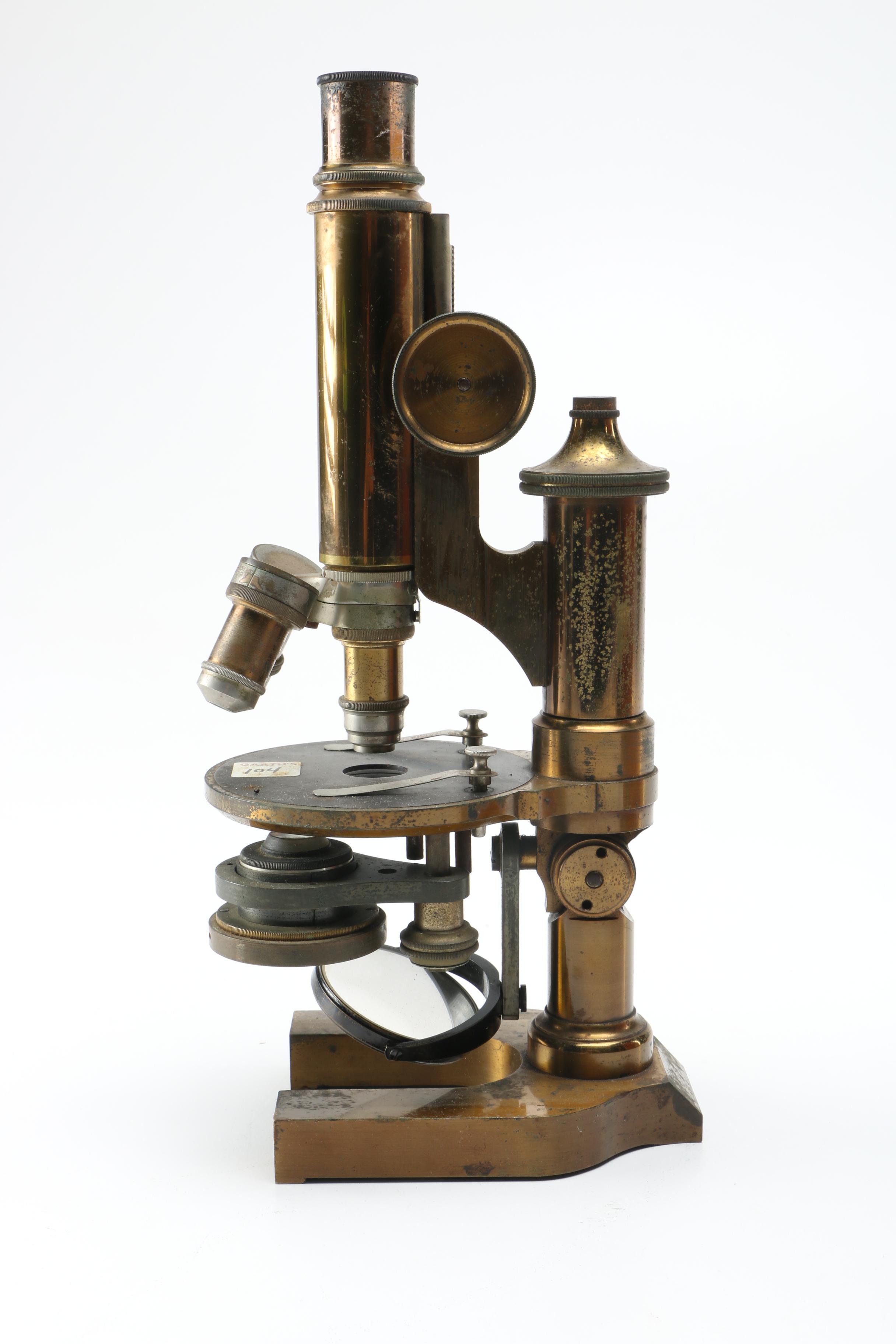 1893 Ernst Leitz Wetzlar Microscope and Case
