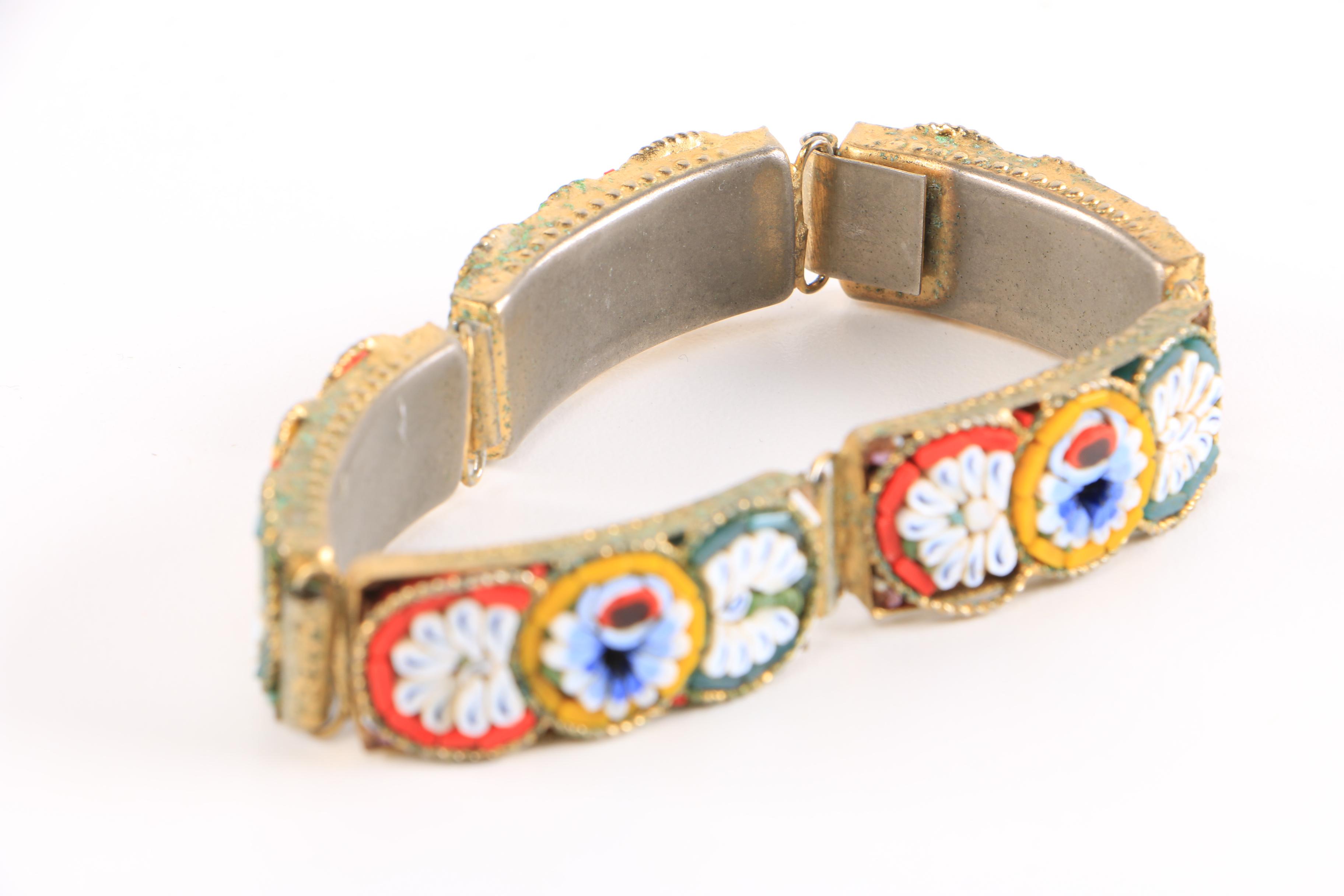 Costume Bracelets Including Italian Mosaic